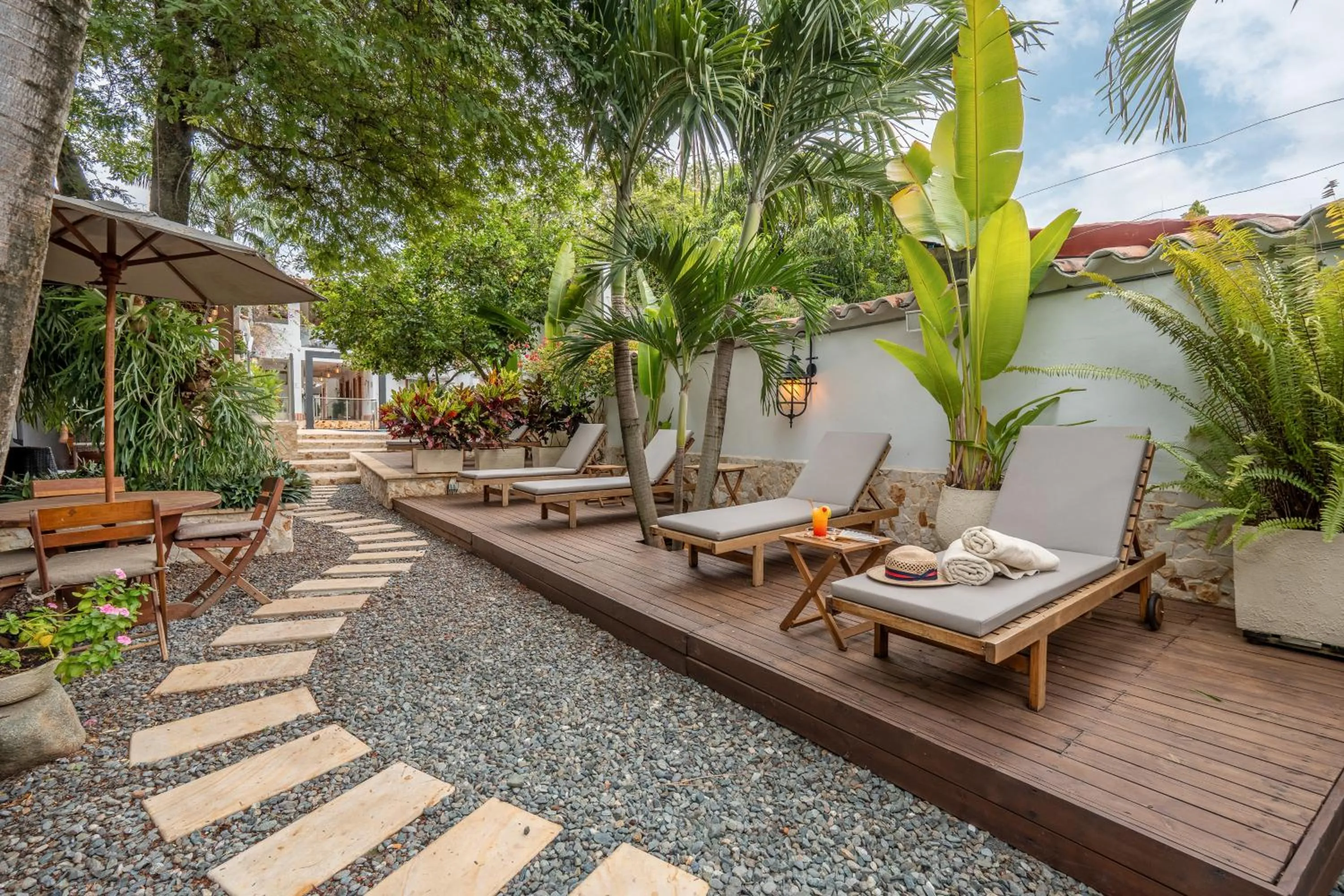 Balcony/Terrace in Casa Bixa Hotel Boutique -Santa Fe de Antioquia- Mayores de 12 años