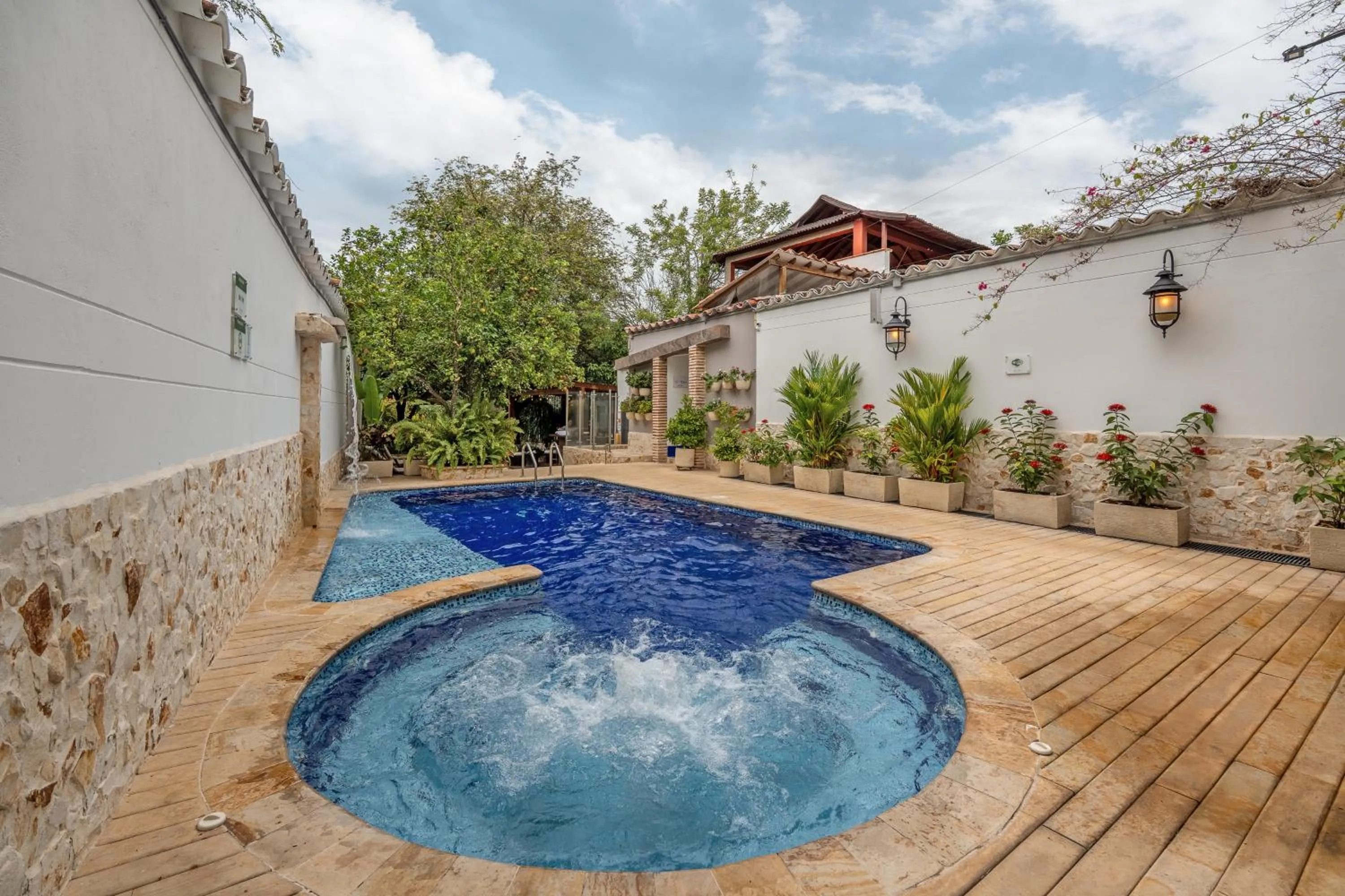 Swimming pool in Casa Bixa Hotel Boutique -Santa Fe de Antioquia- Mayores de 12 años