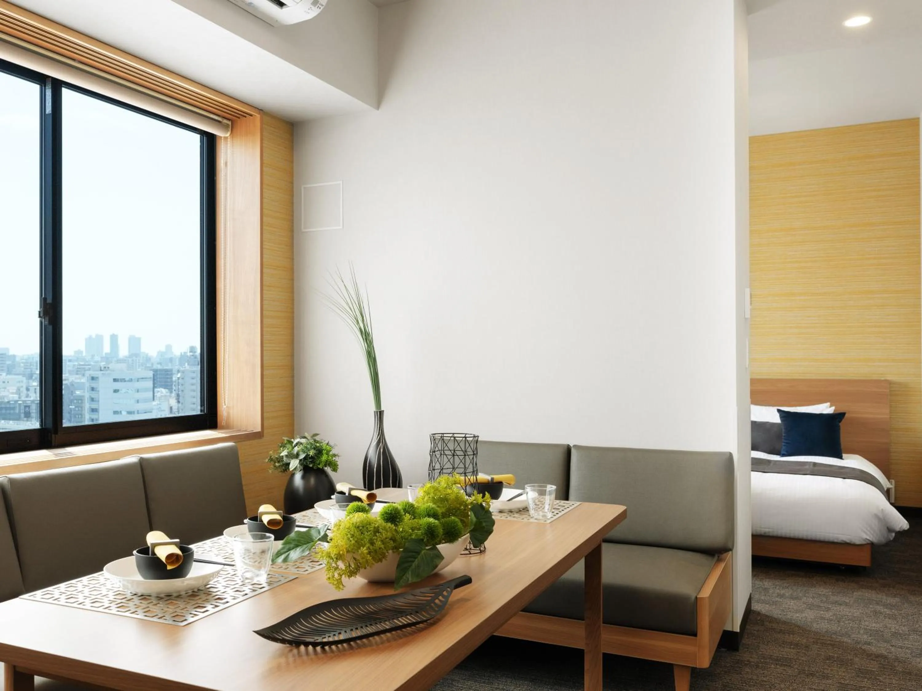 Photo of the whole room, Bed in MIMARU Tokyo Asakusa Station