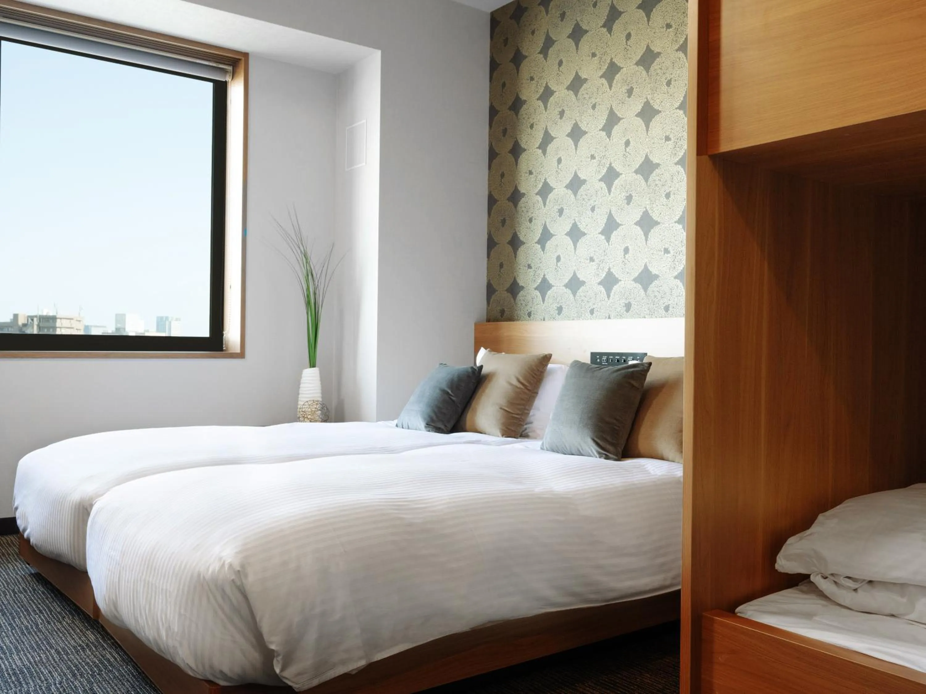 Photo of the whole room, Bed in MIMARU Tokyo Asakusa Station