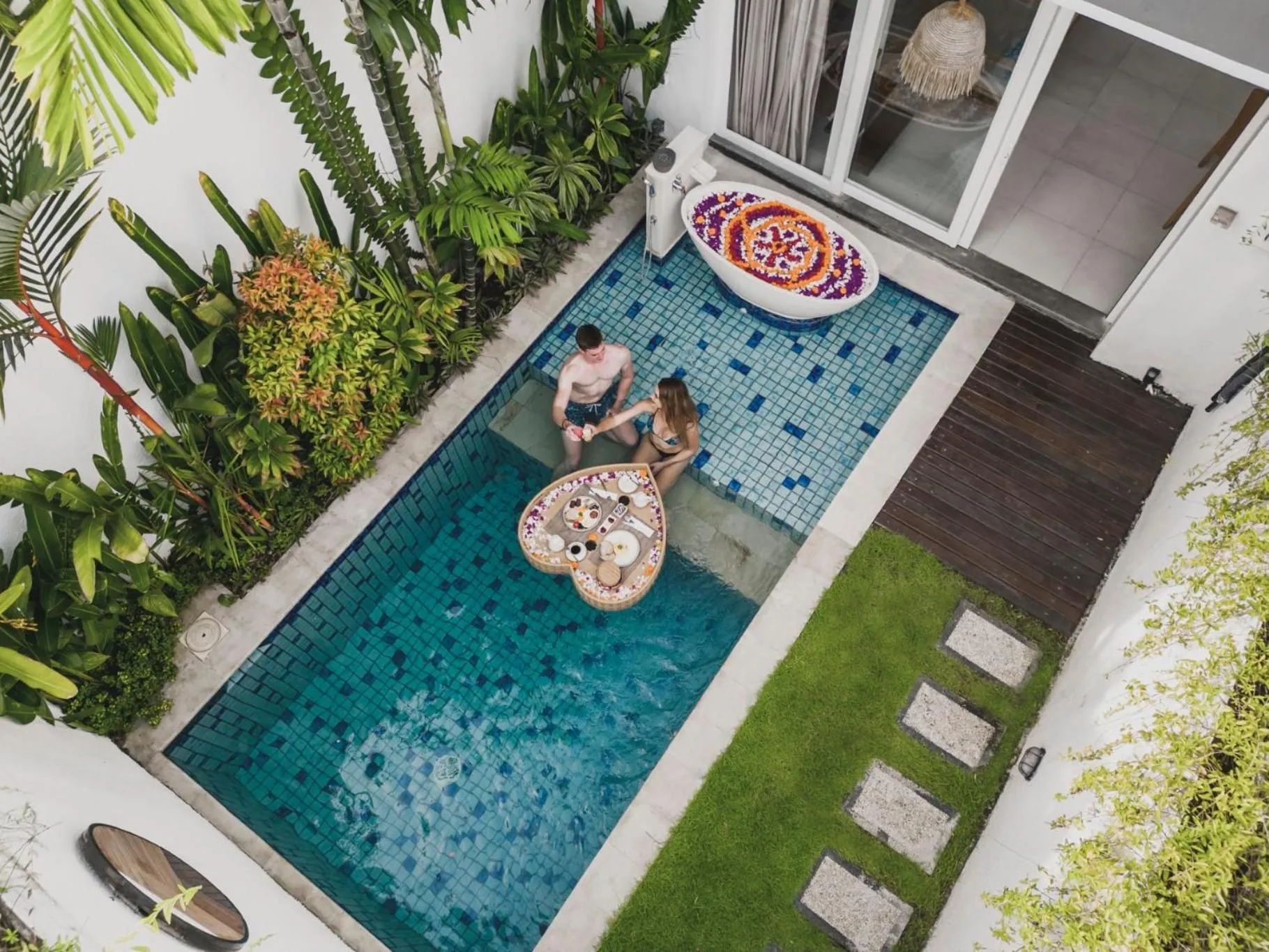 Pool view in Aeera Villa Canggu by Ini Vie Hospitality