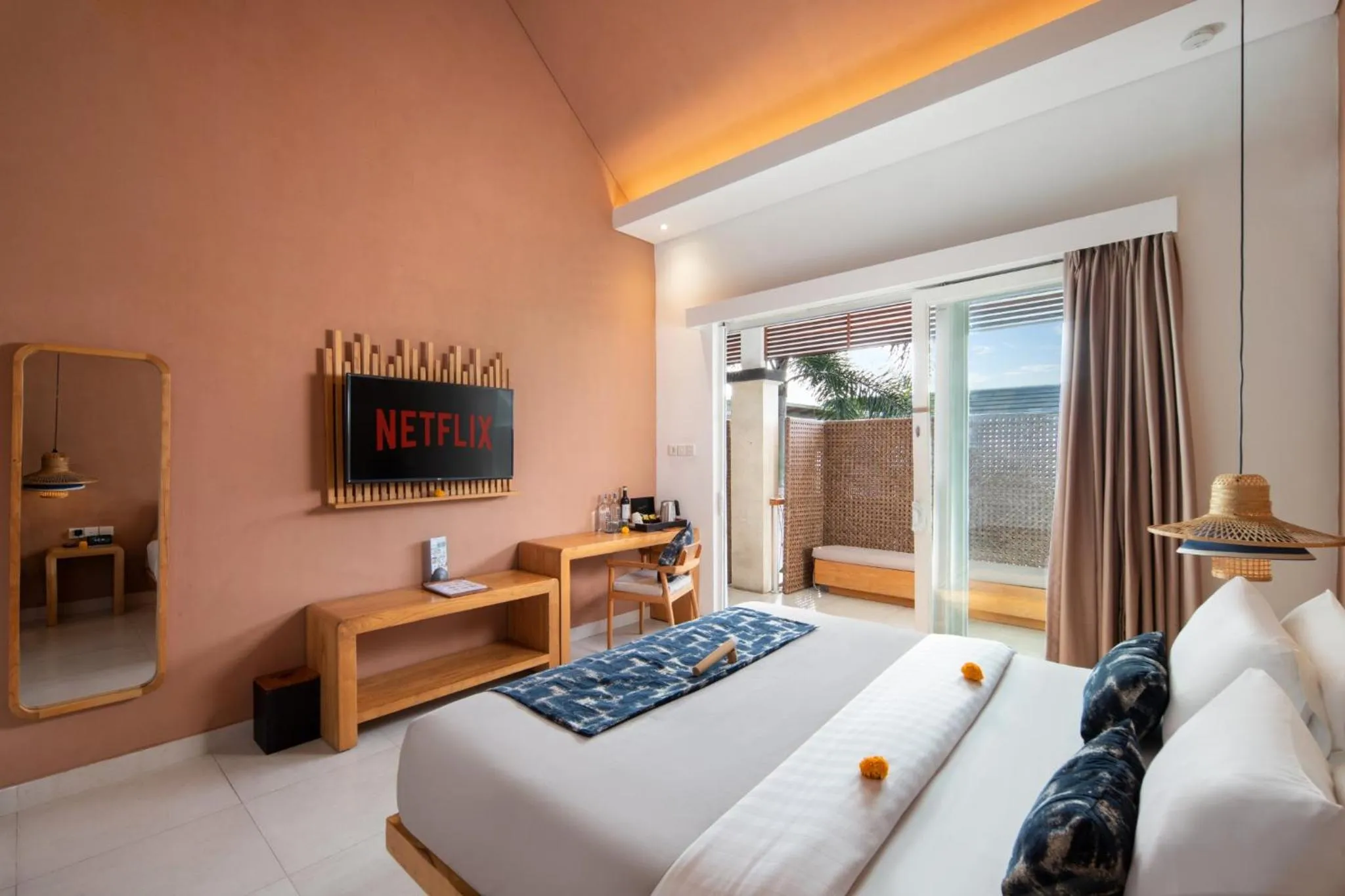 Bedroom, Bed in Aeera Villa Canggu by Ini Vie Hospitality