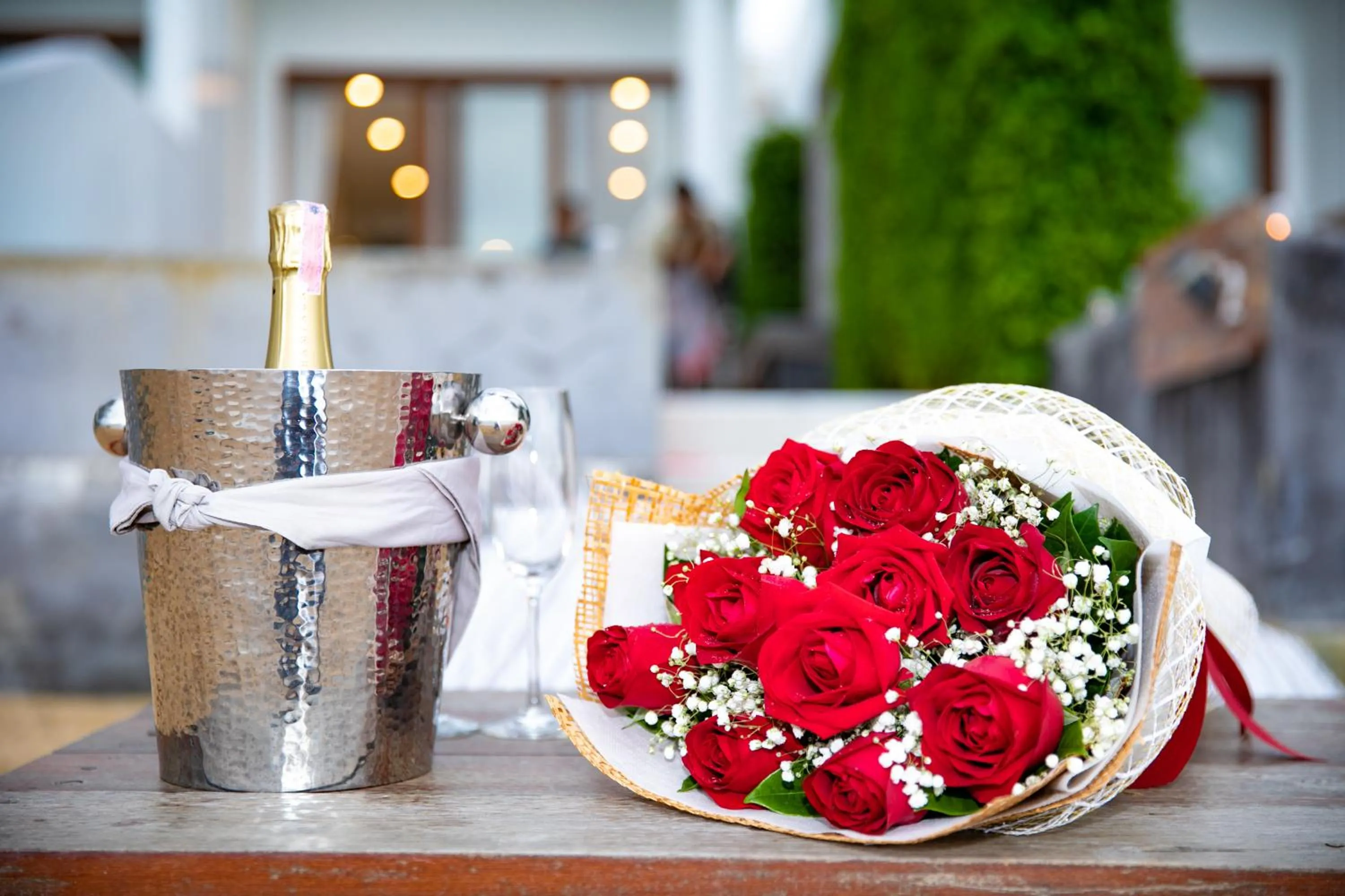 Dinner in White Whale Beachfront Pool Villa