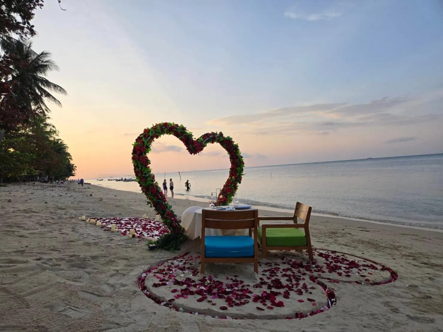 Dinner in White Whale Beachfront Pool Villa