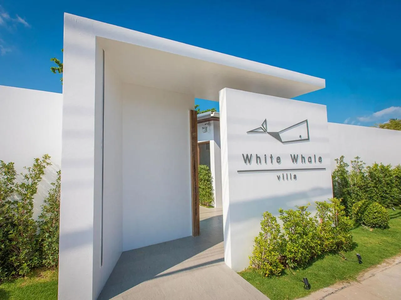 Facade/entrance in White Whale Beachfront Pool Villa