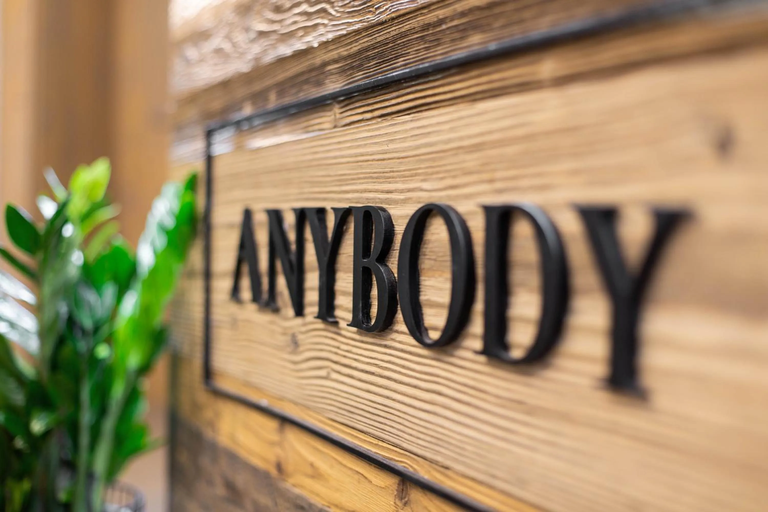 Property logo or sign in Boutique Hotel ANYBODY