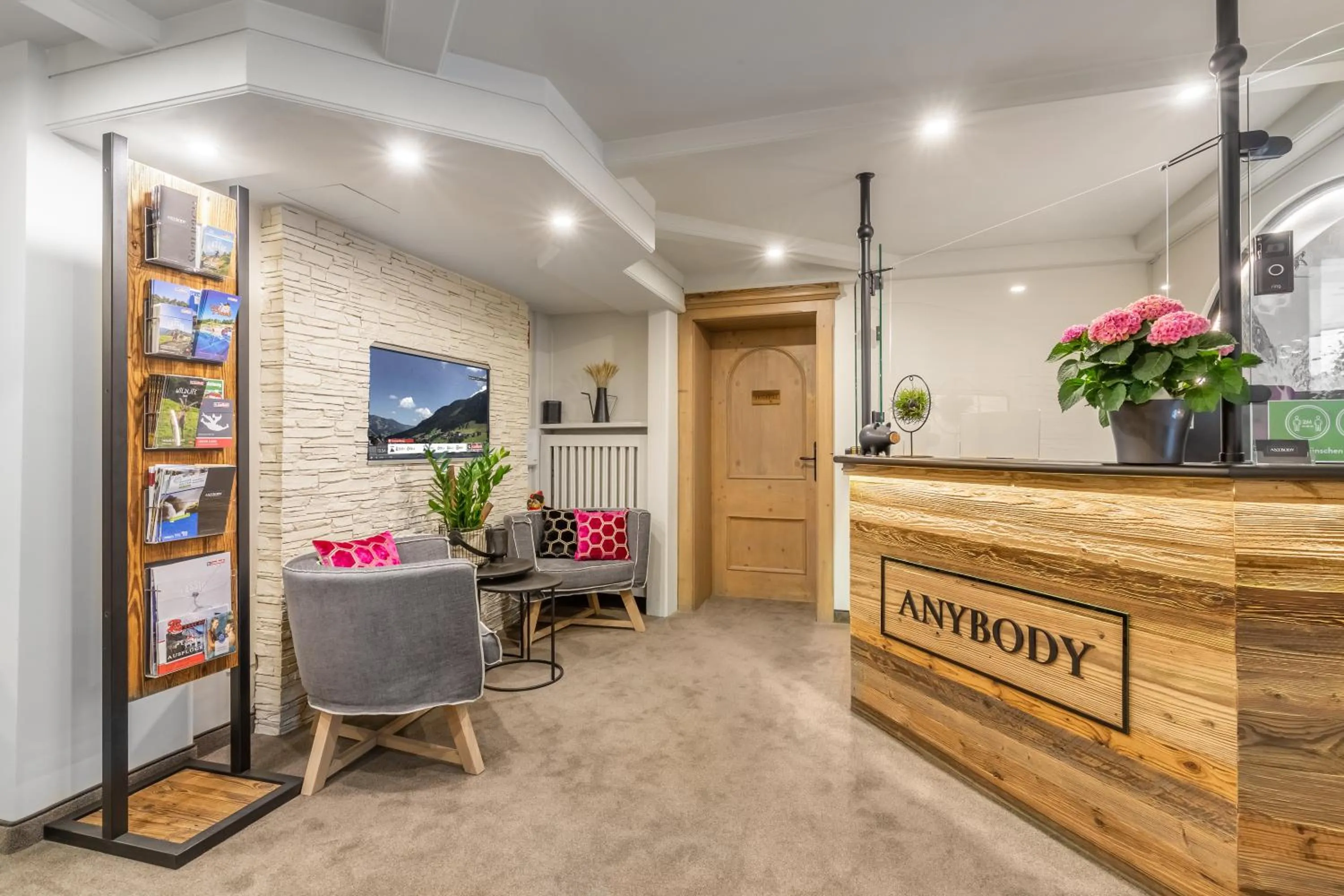 Lobby or reception in Boutique Hotel ANYBODY