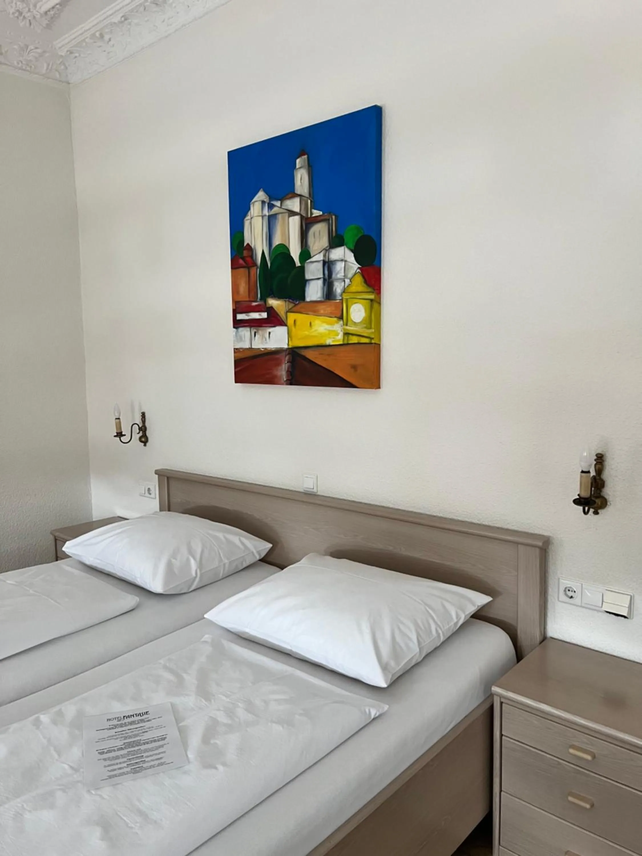 Bed in Hotel Fantasie