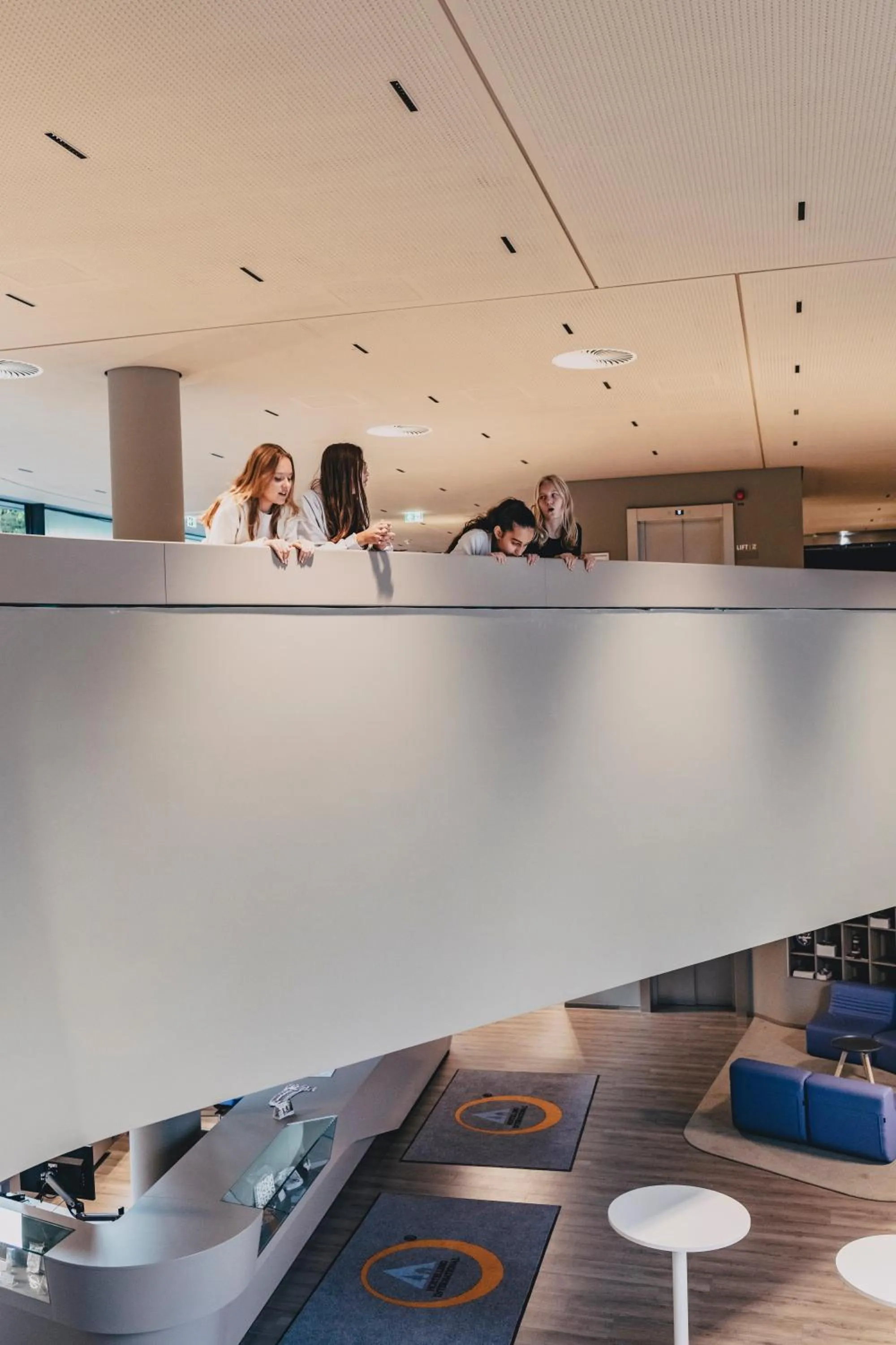 Lobby or reception in Jugendherberge München City