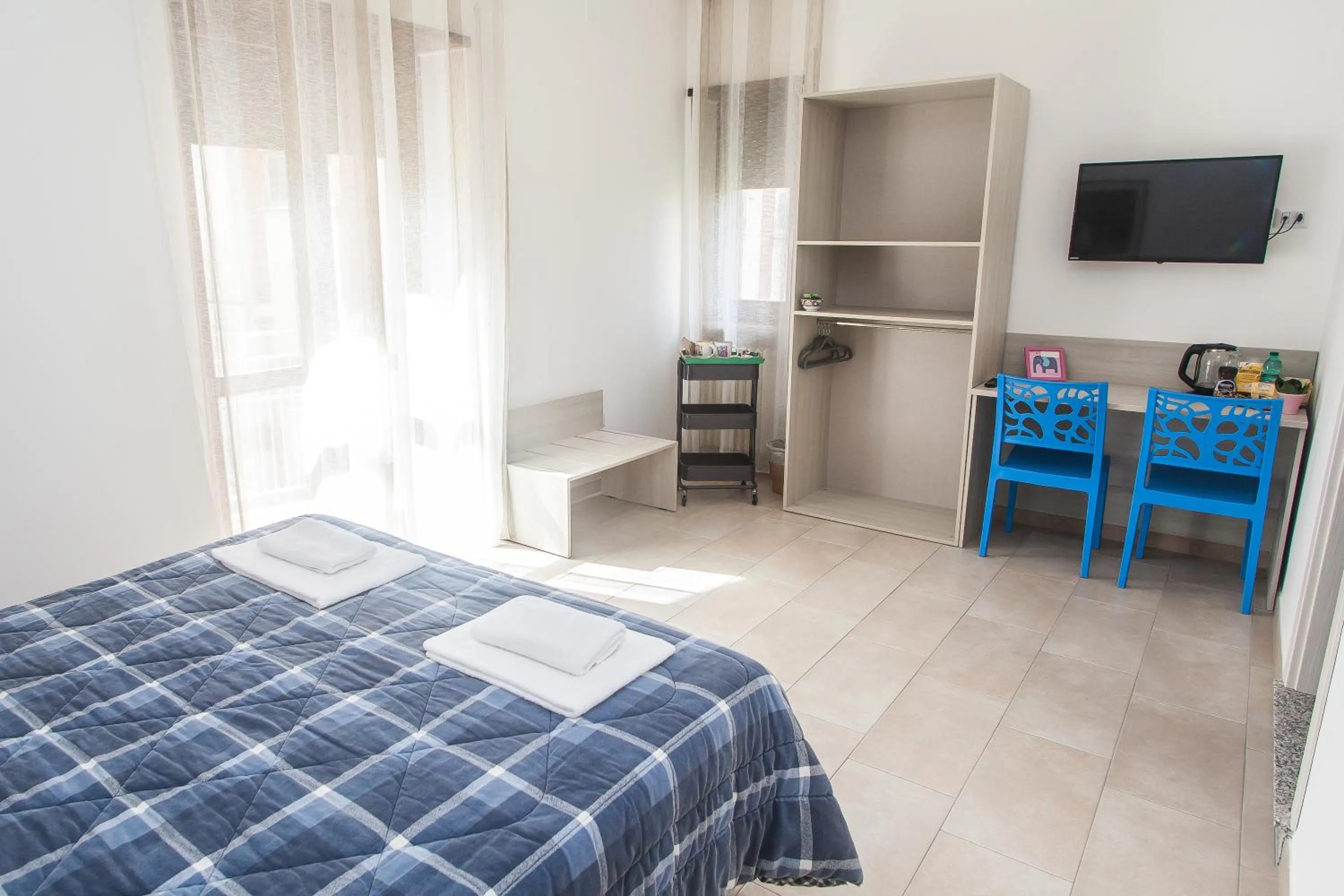 Shower, Bed in B&B Al Ponte