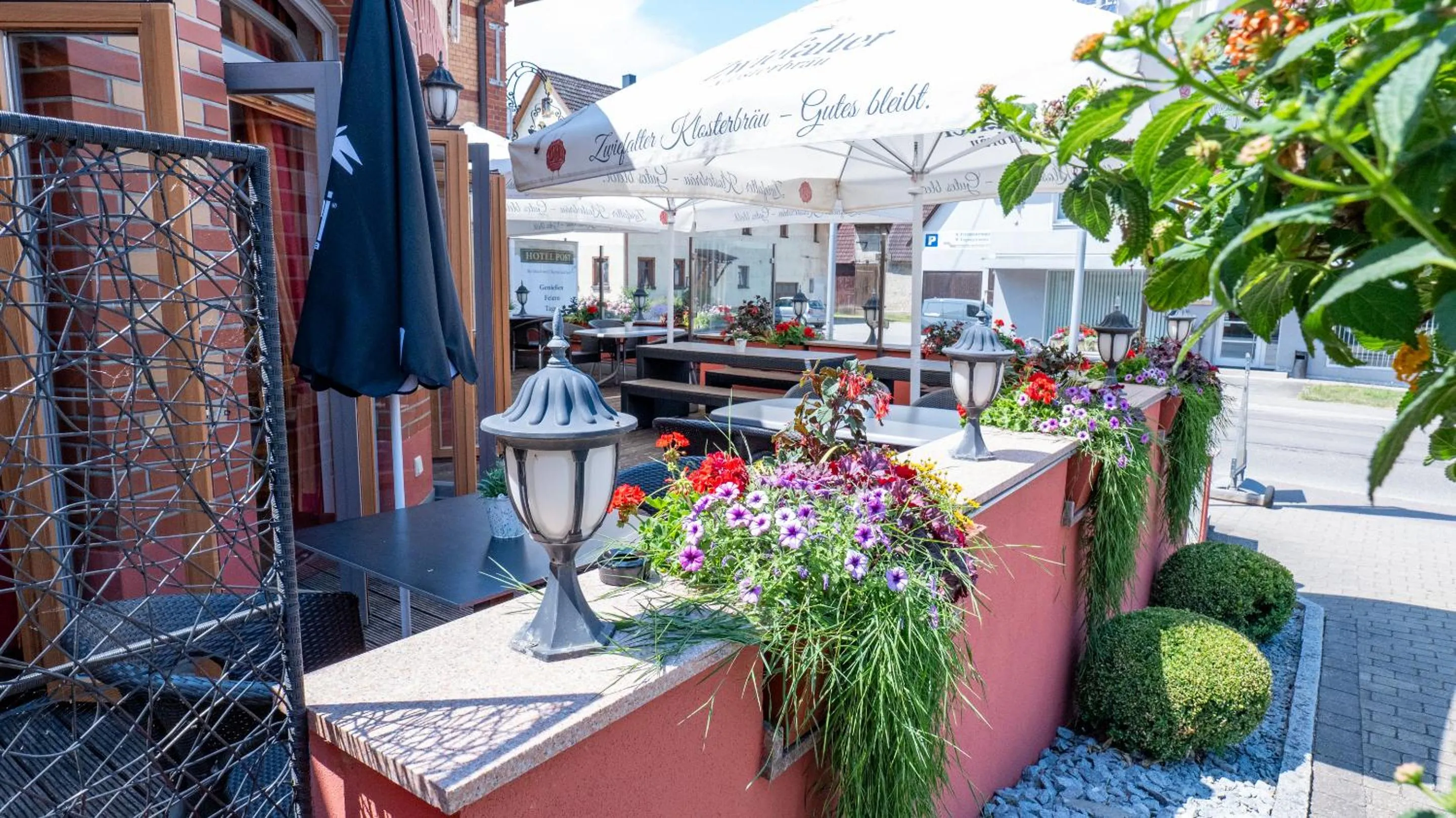 Balcony/Terrace in Hotel & Restaurant Post