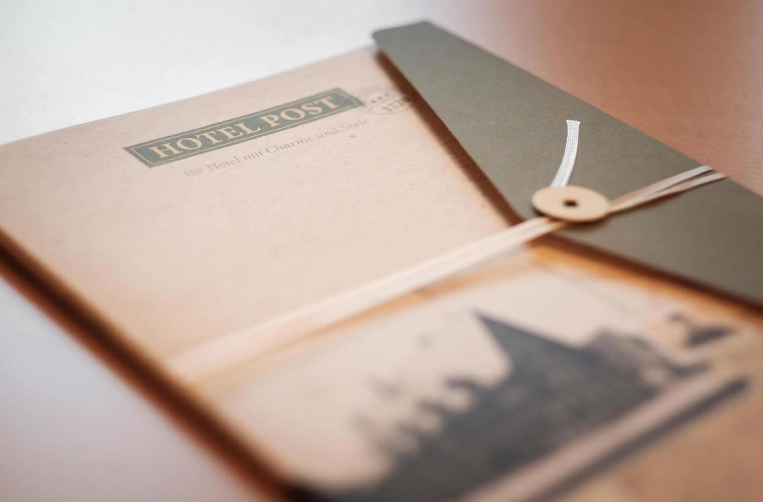 Decorative detail in Hotel & Restaurant Post