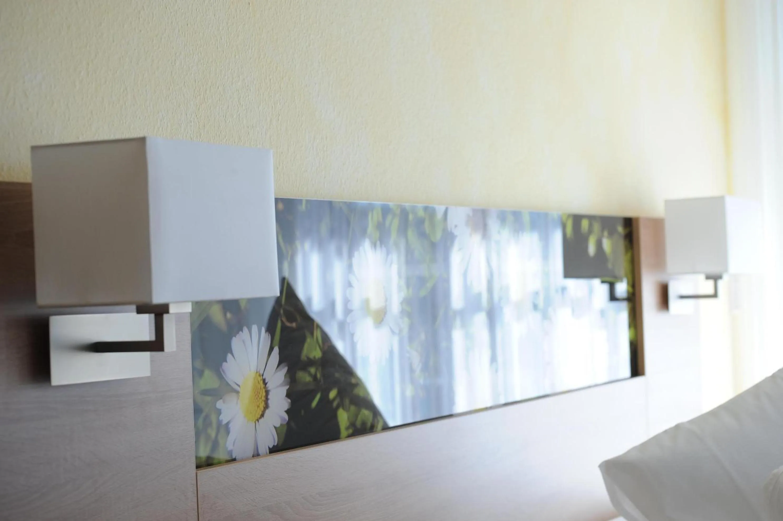 Decorative detail, Bed in Hotel & Restaurant Post