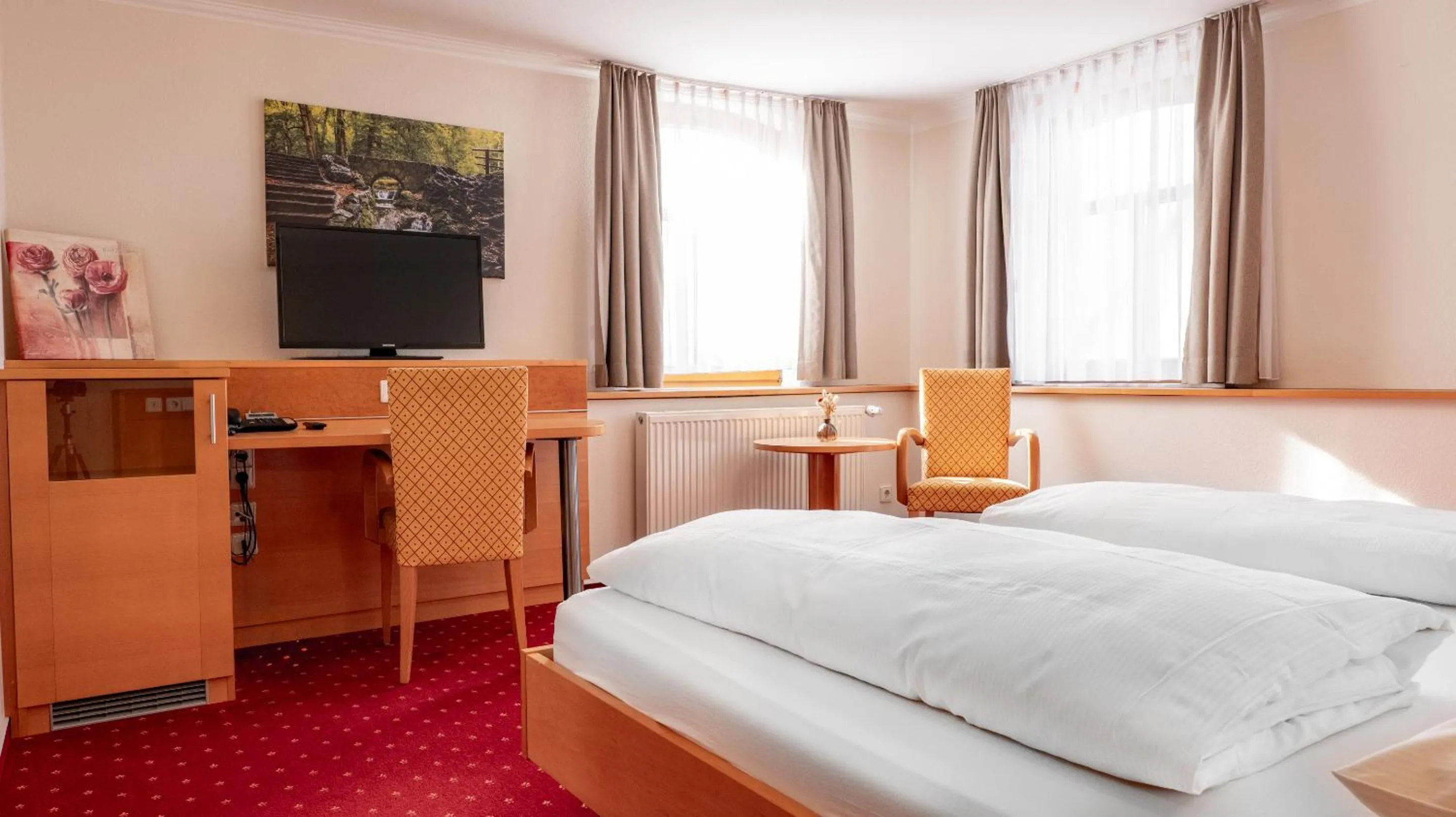 Photo of the whole room, Bed in Hotel & Restaurant Post