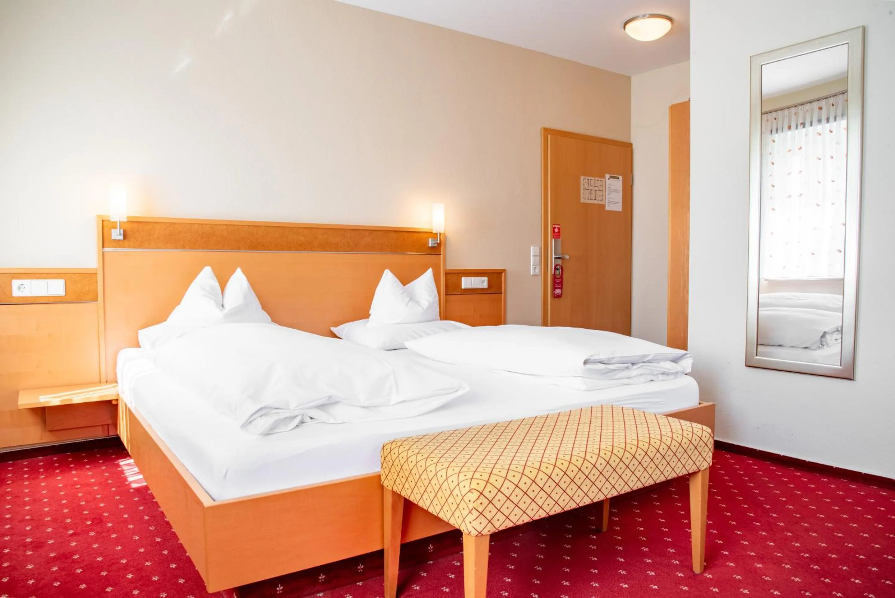 Photo of the whole room, Bed in Hotel & Restaurant Post