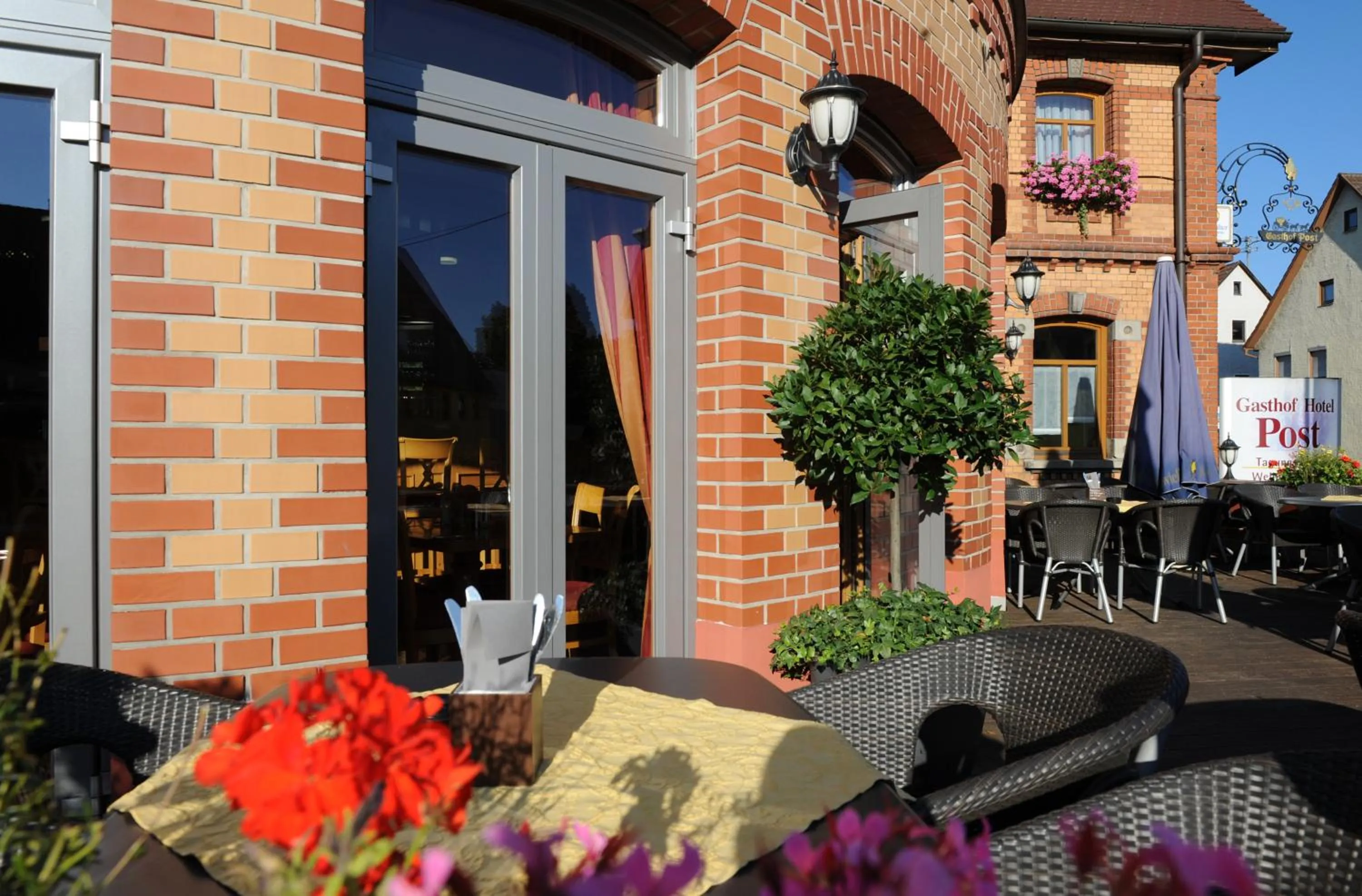 Balcony/Terrace in Hotel & Restaurant Post