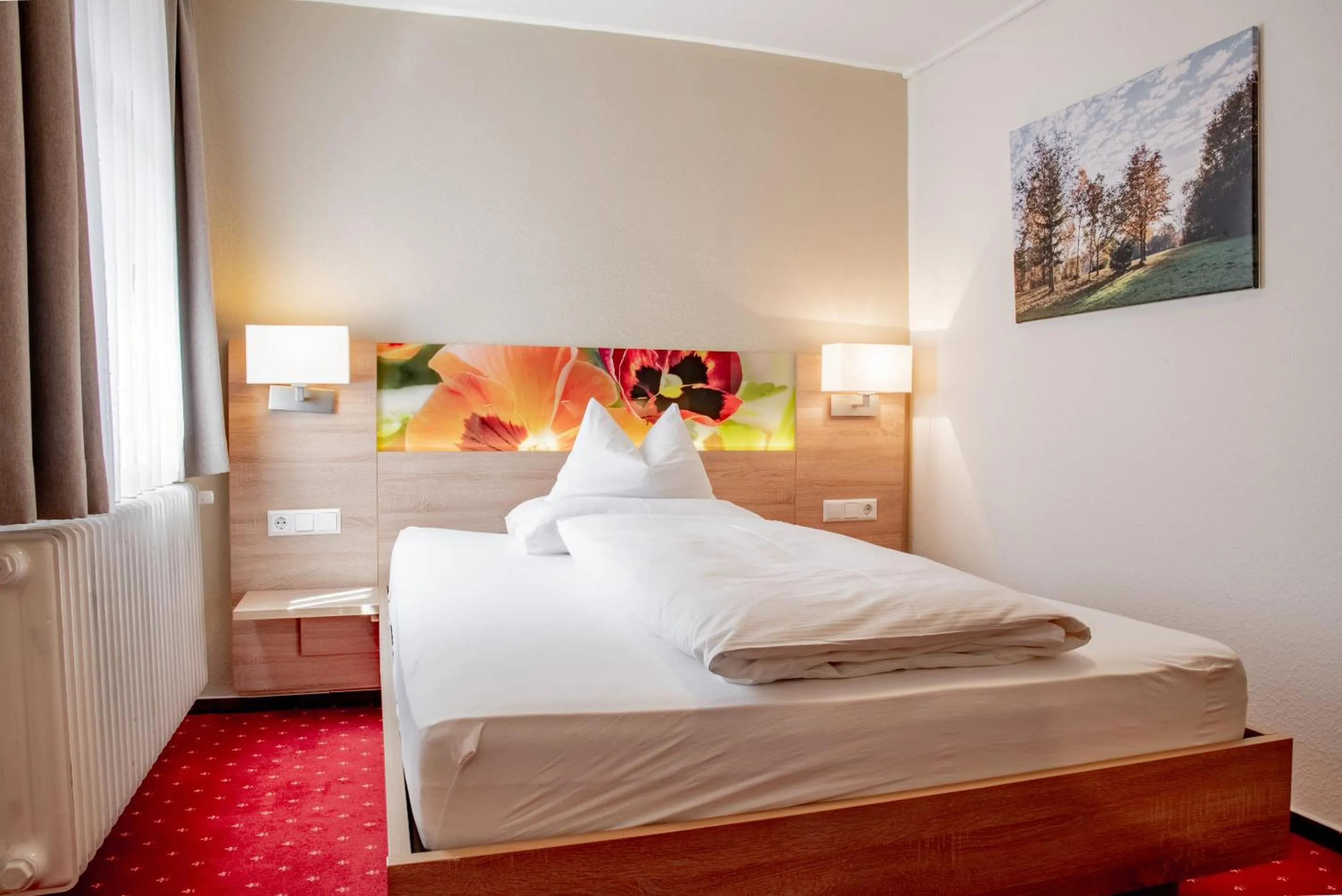 Photo of the whole room, Bed in Hotel & Restaurant Post