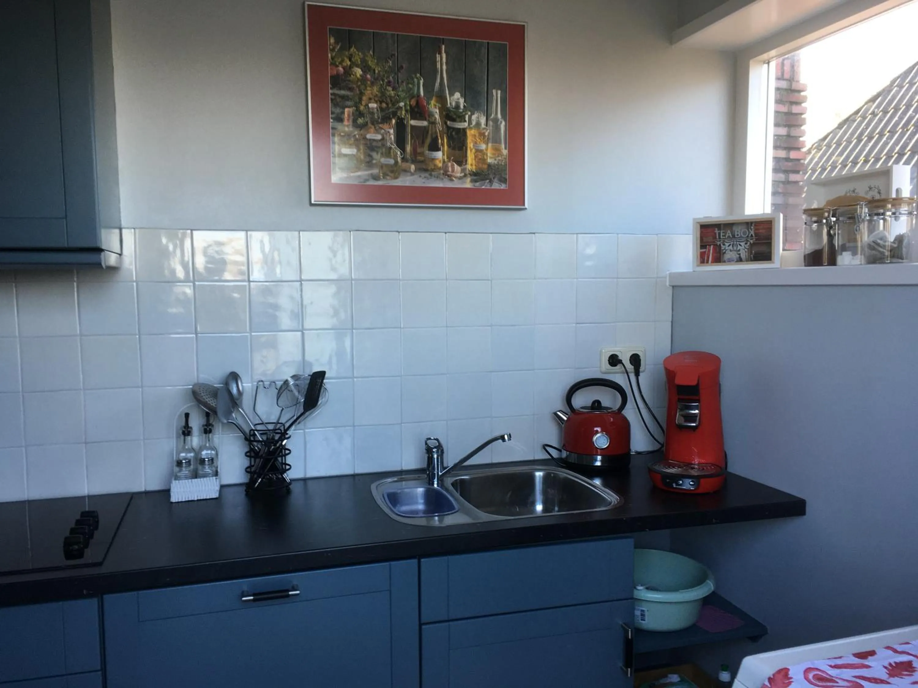 Communal kitchen in BnB-Heirhuys