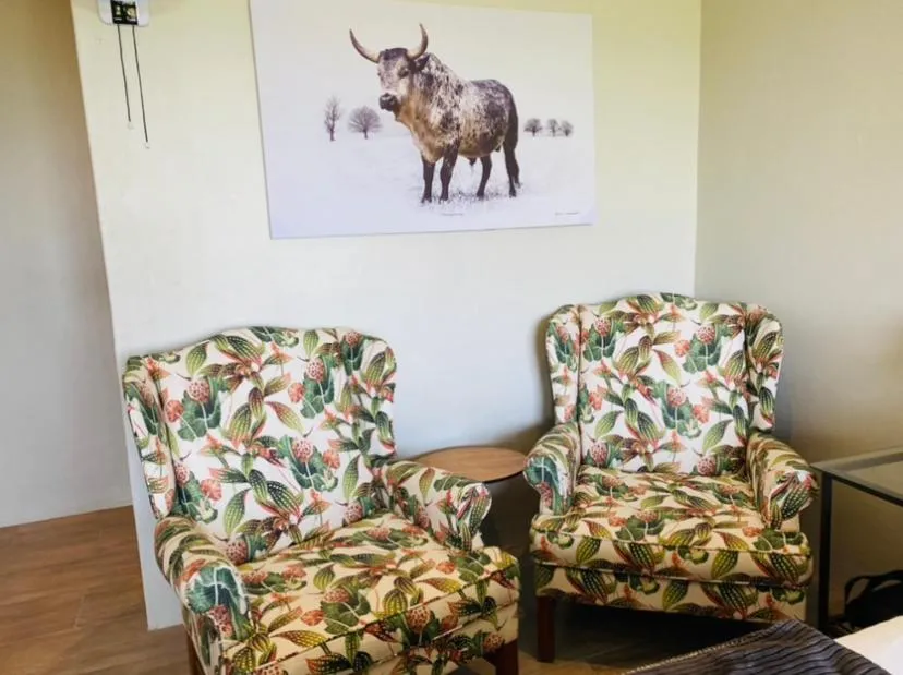 Seating area in Ollivanders Estate