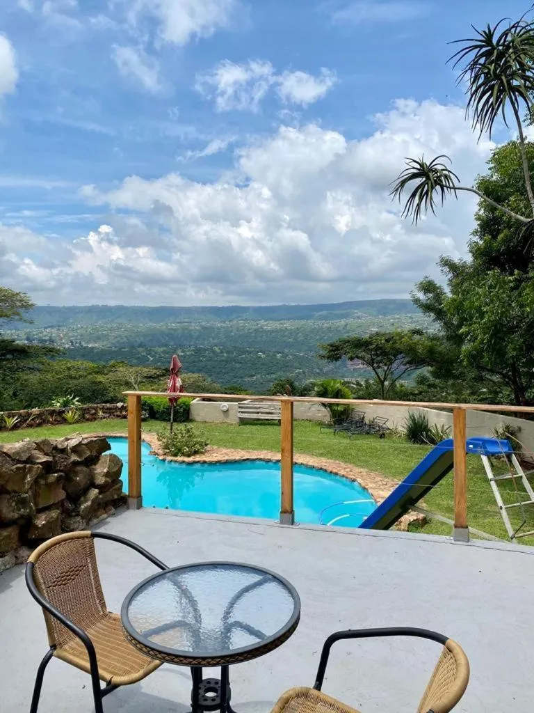 Pool view in Ollivanders Estate