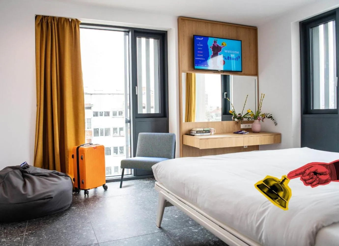 Bed in Hotel Kitchen59