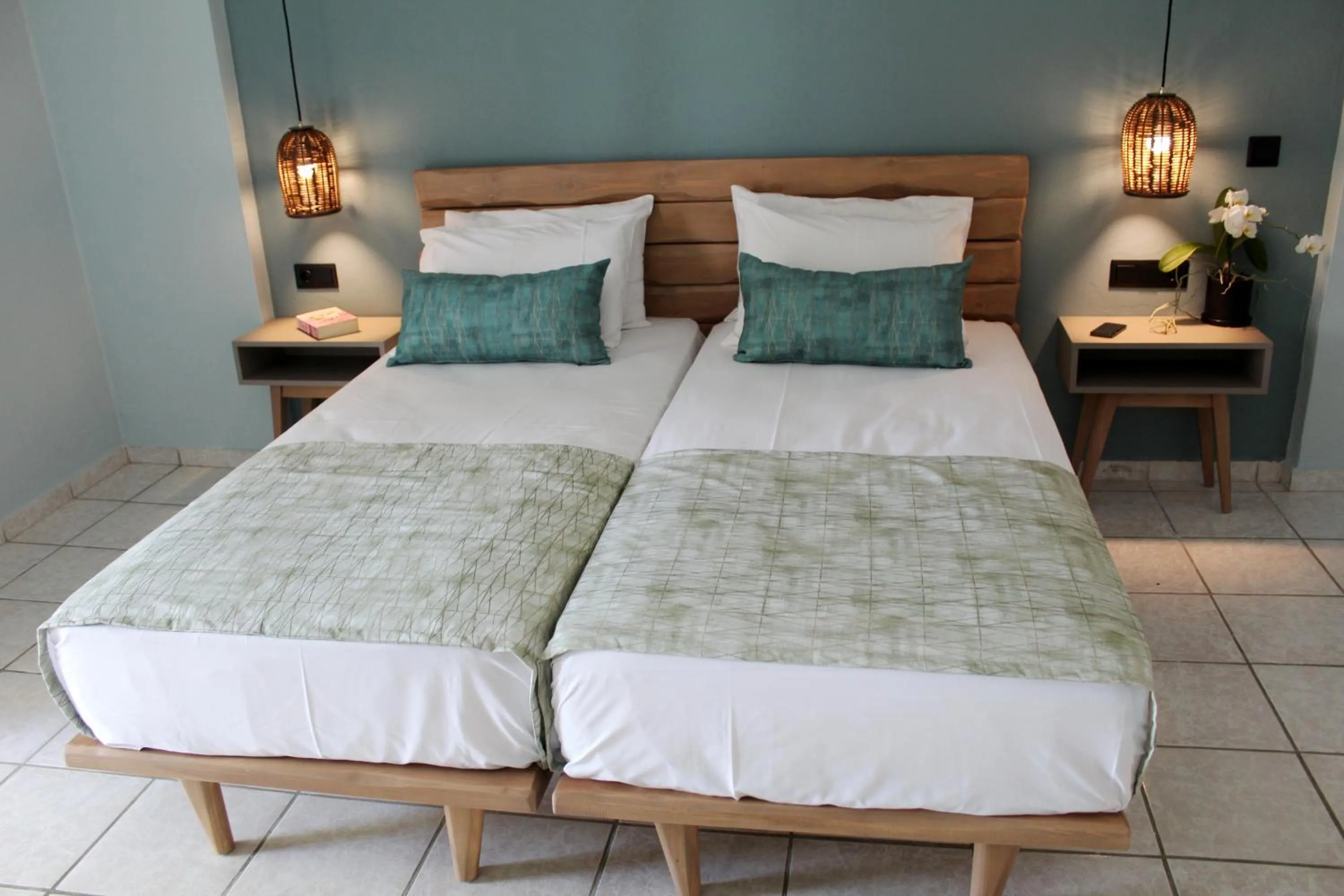 Bed in Poledas Apartments