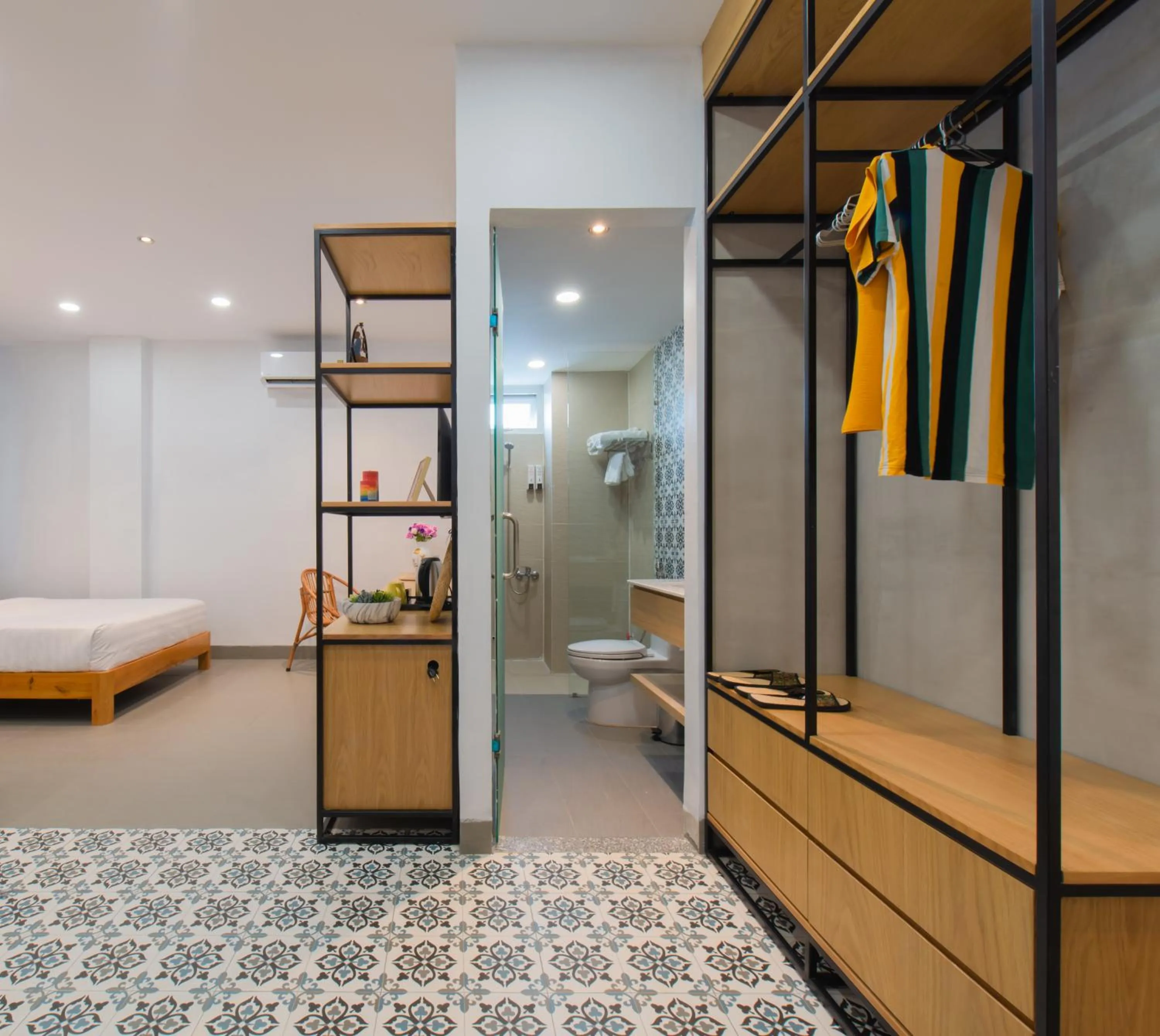 Bathroom, Bed in Shoho Hotel Nha Trang