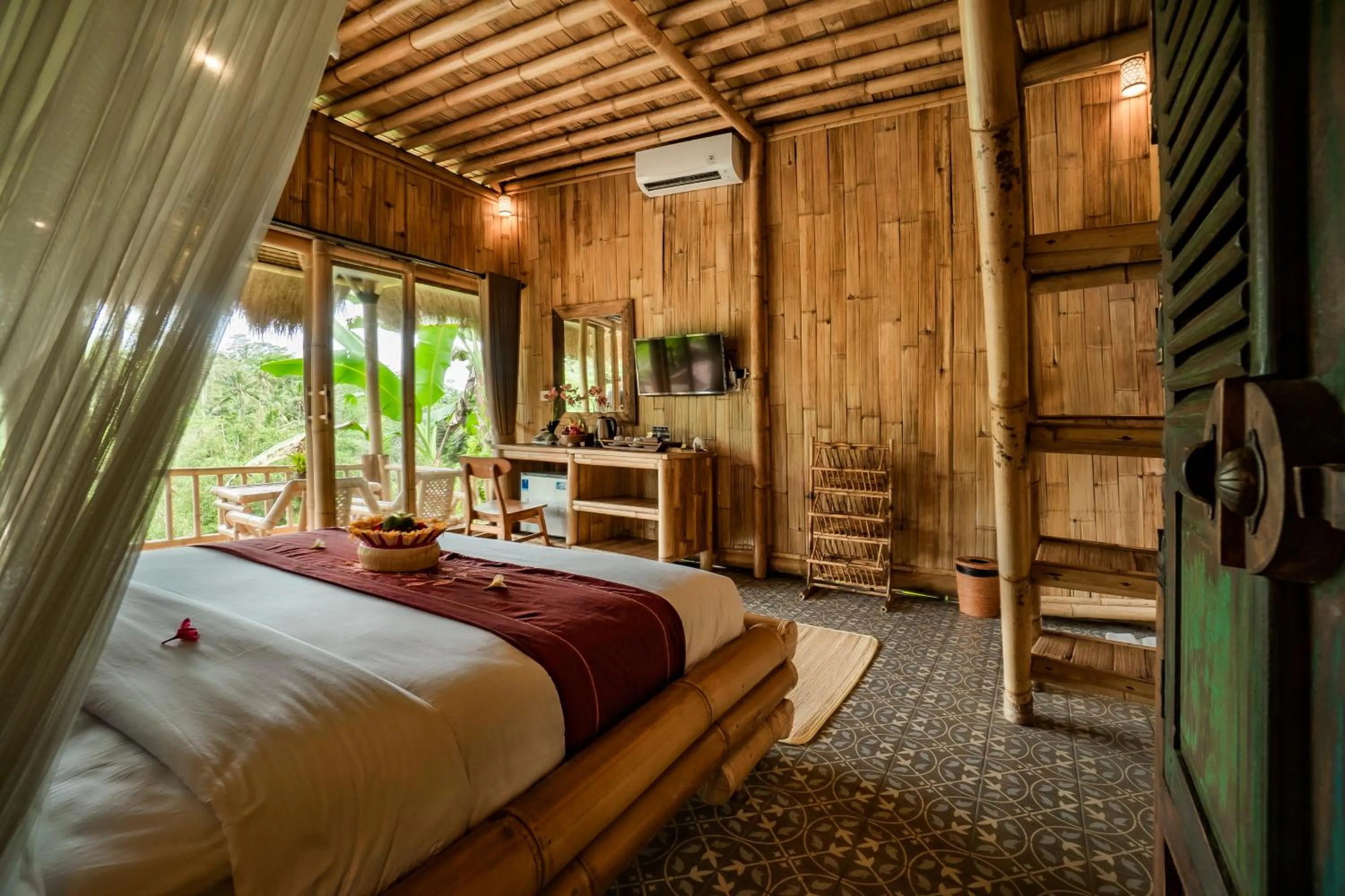 Bedroom, Bed in Magatama Villa by Mahaputra