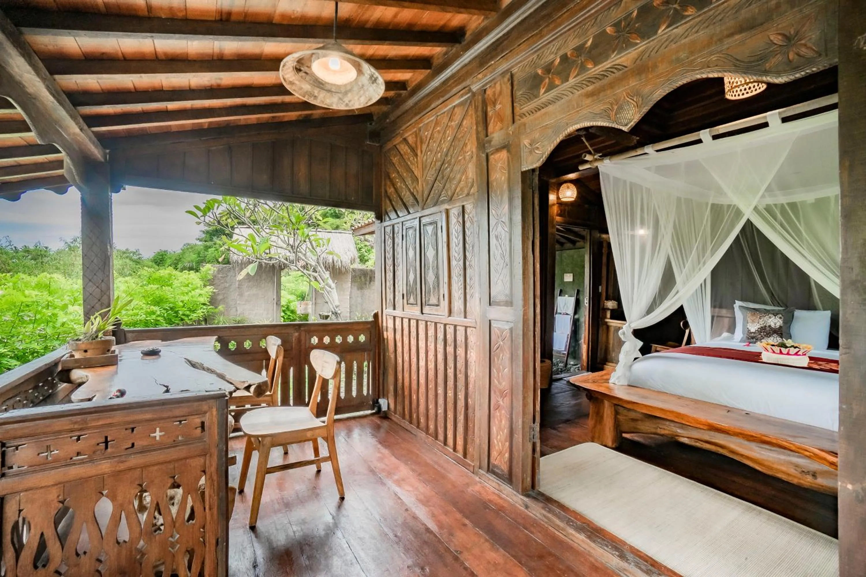 Balcony/Terrace in Magatama Villa by Mahaputra