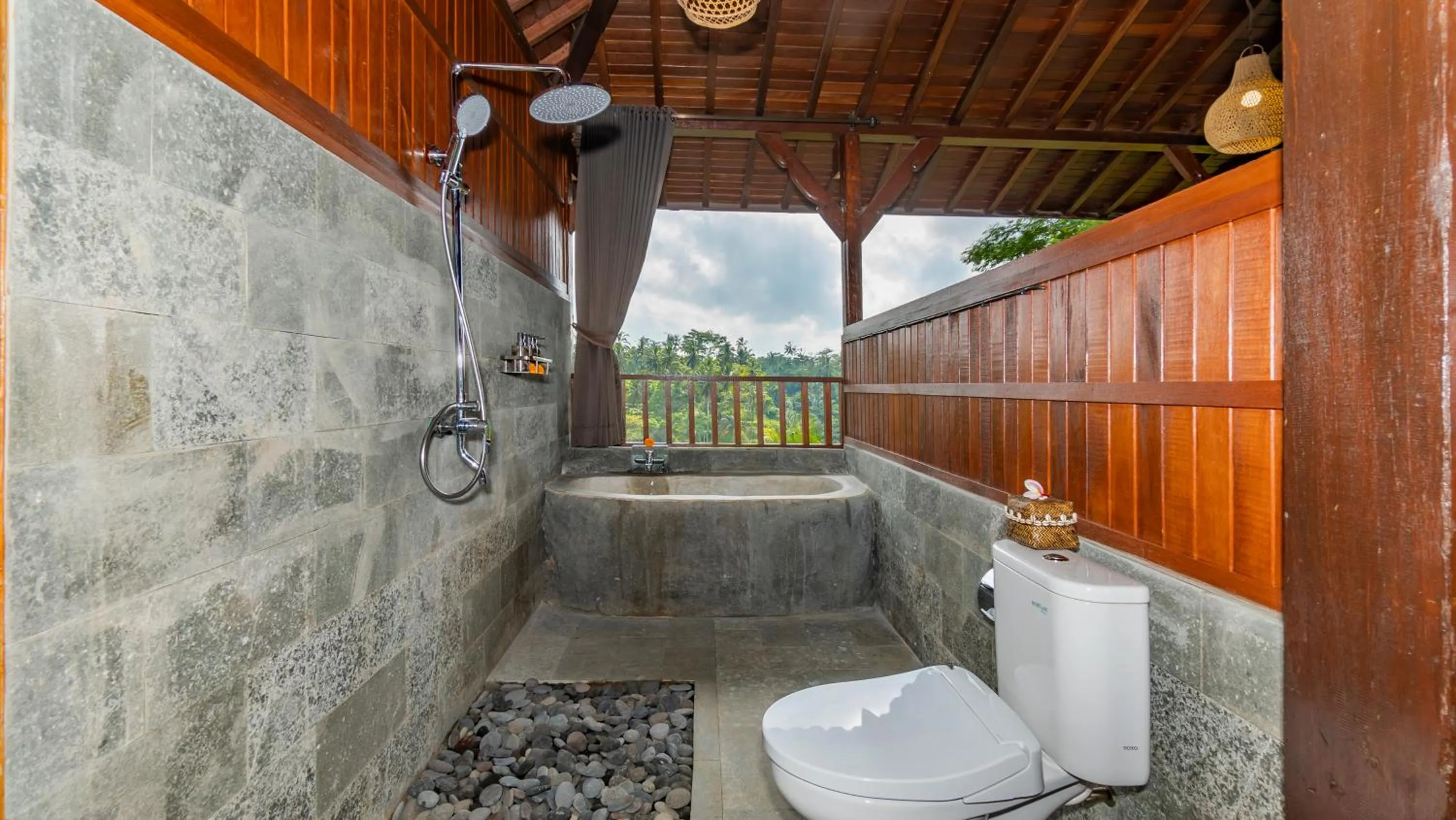 Bathroom in Magatama Villa by Mahaputra