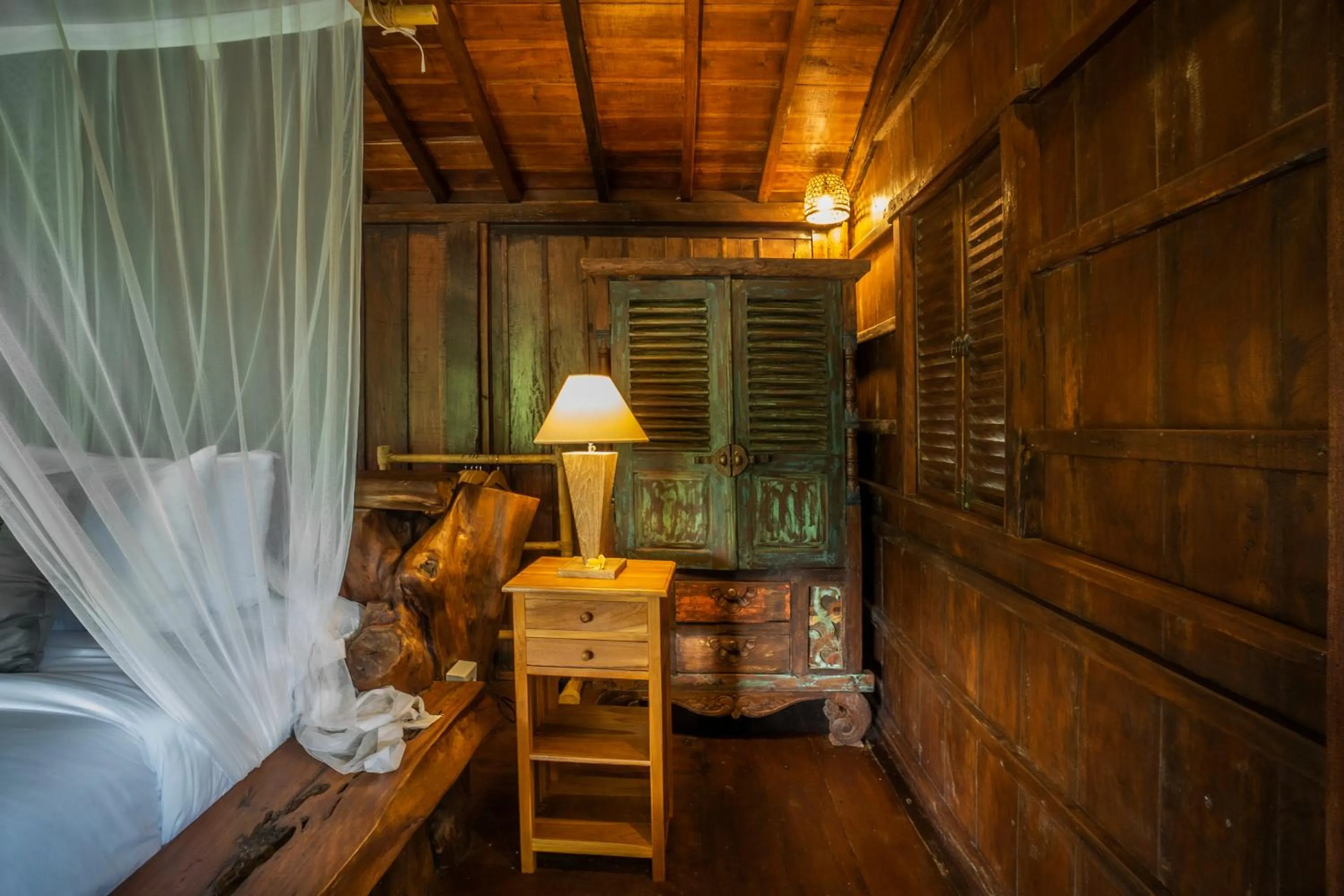 Bedroom, Bed in Magatama Villa by Mahaputra