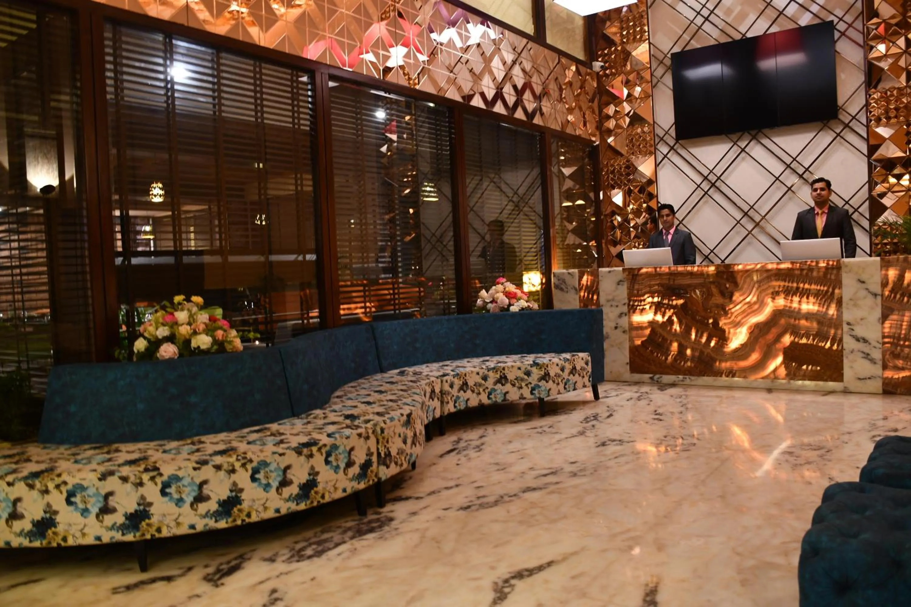 Lobby or reception in Pristine Hotel, Varanasi