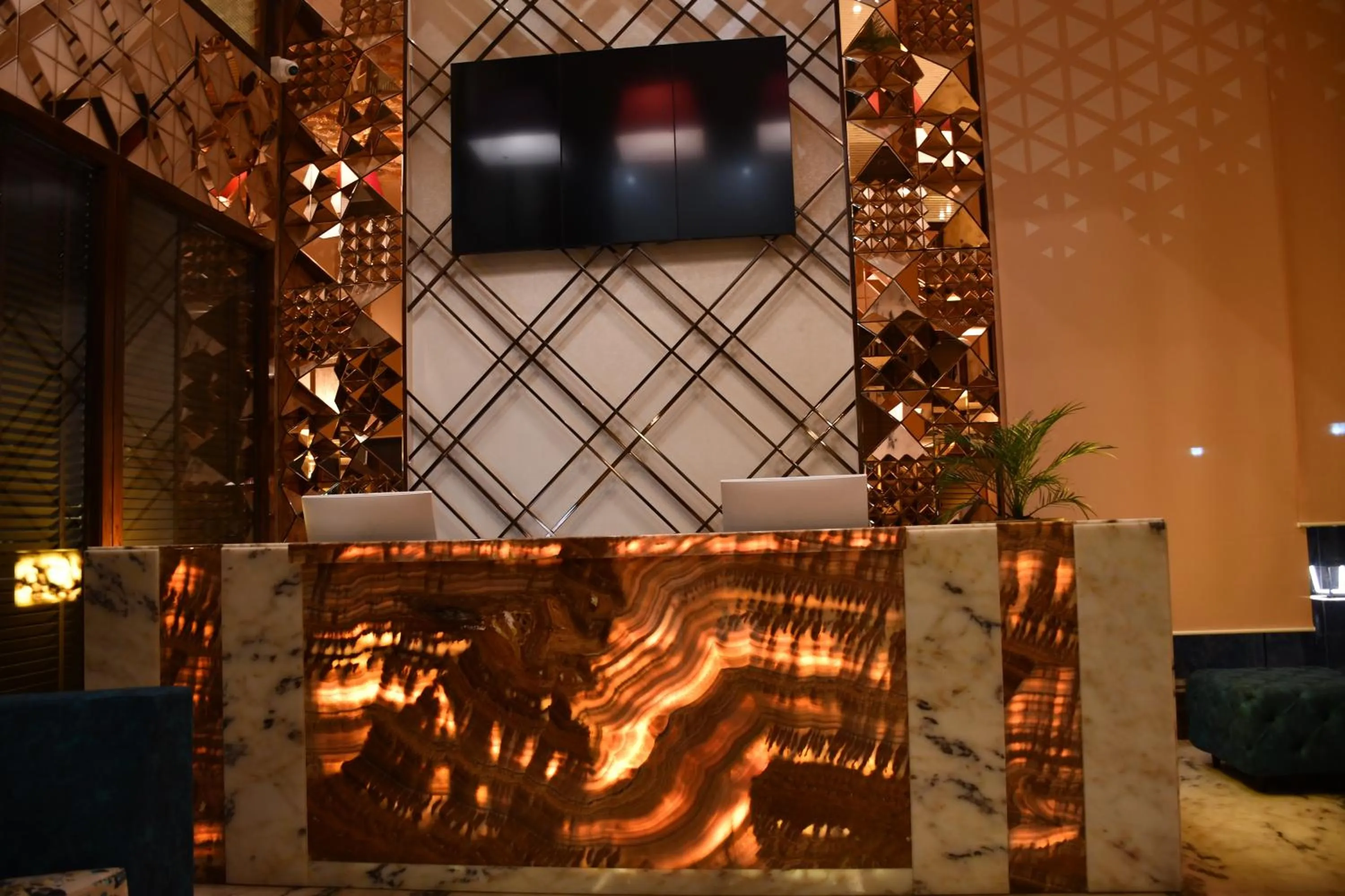 Lobby or reception in Pristine Hotel, Varanasi