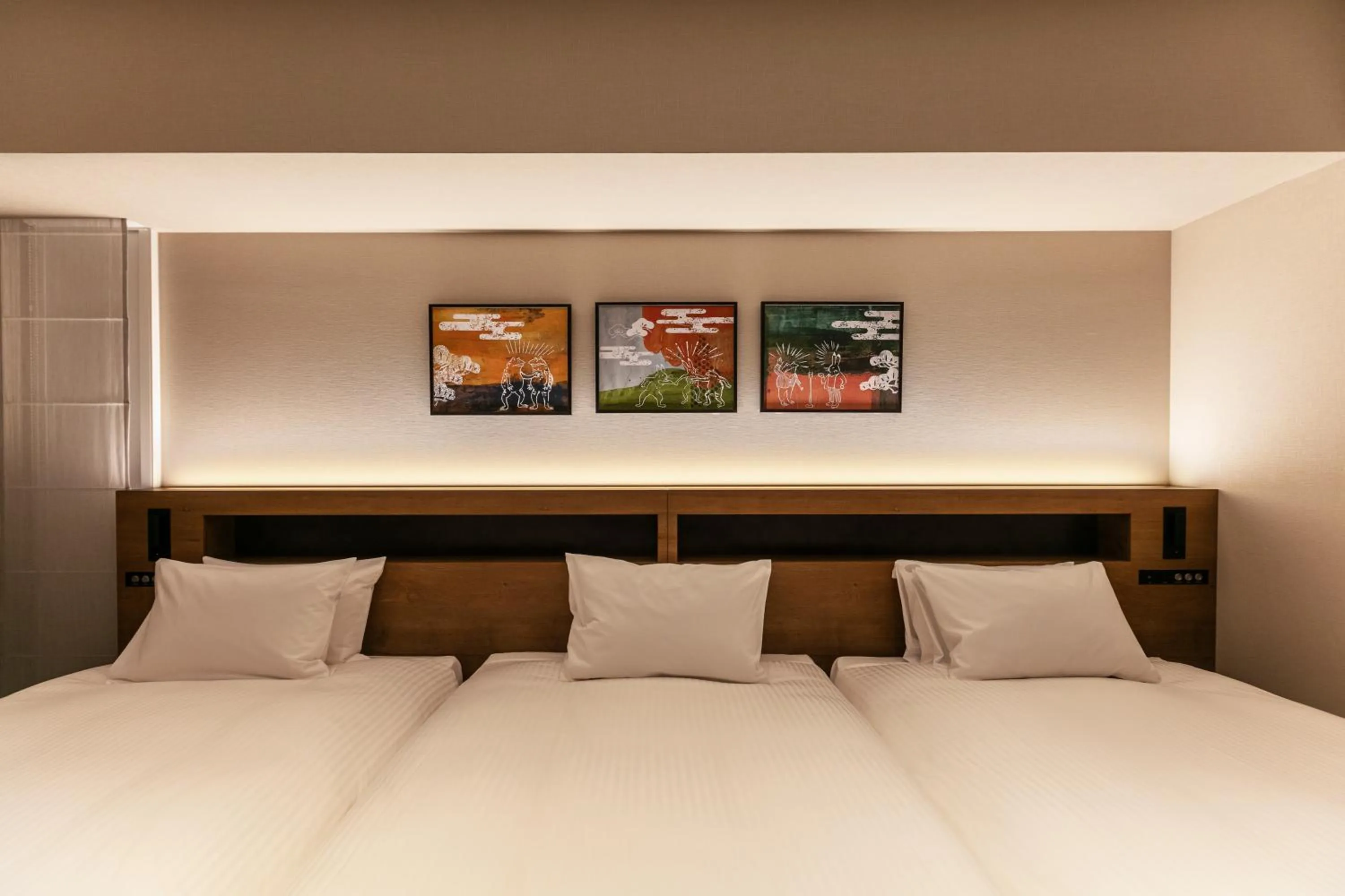 Bed in Hotel Forza Osaka Namba