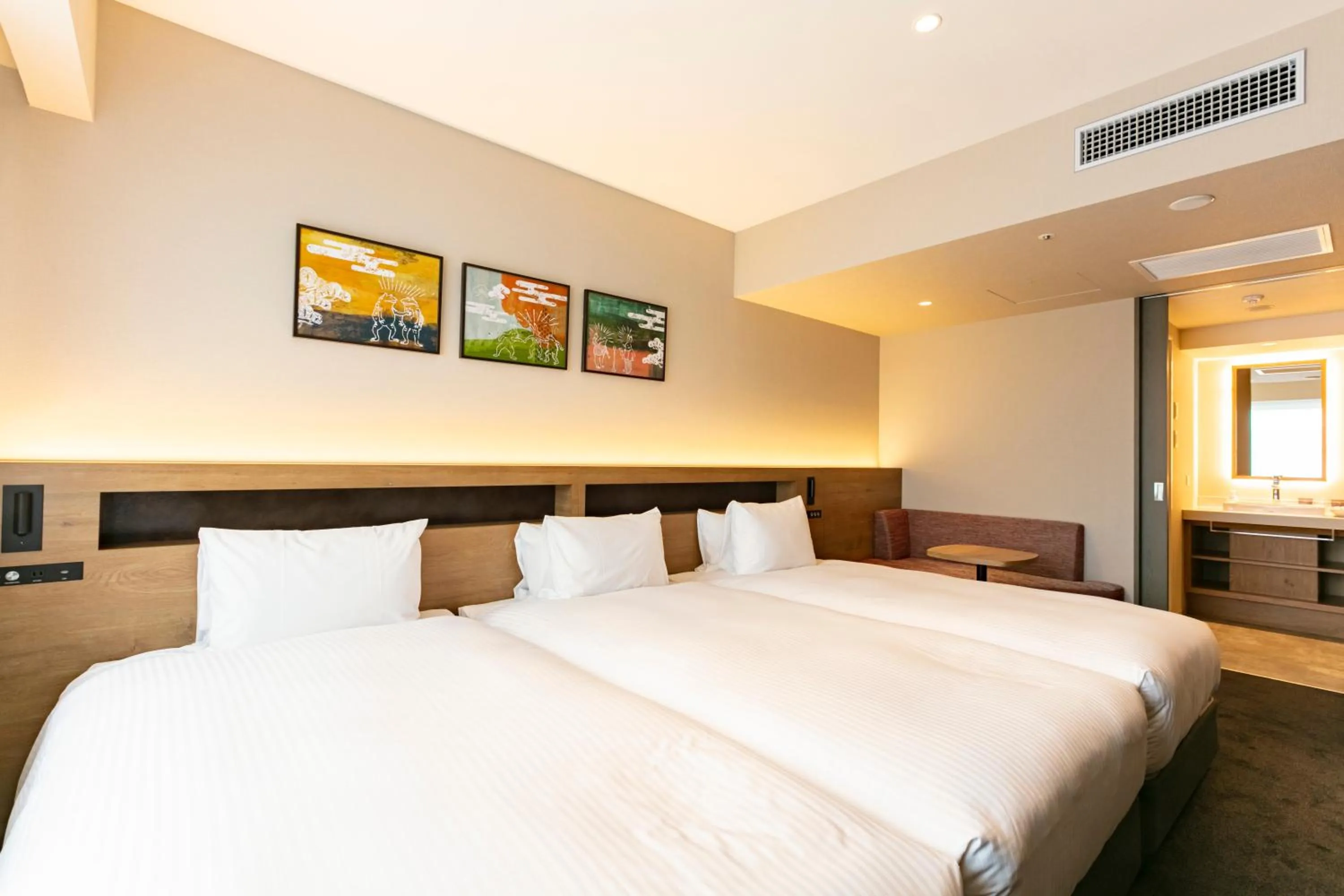 Bed in Hotel Forza Osaka Namba