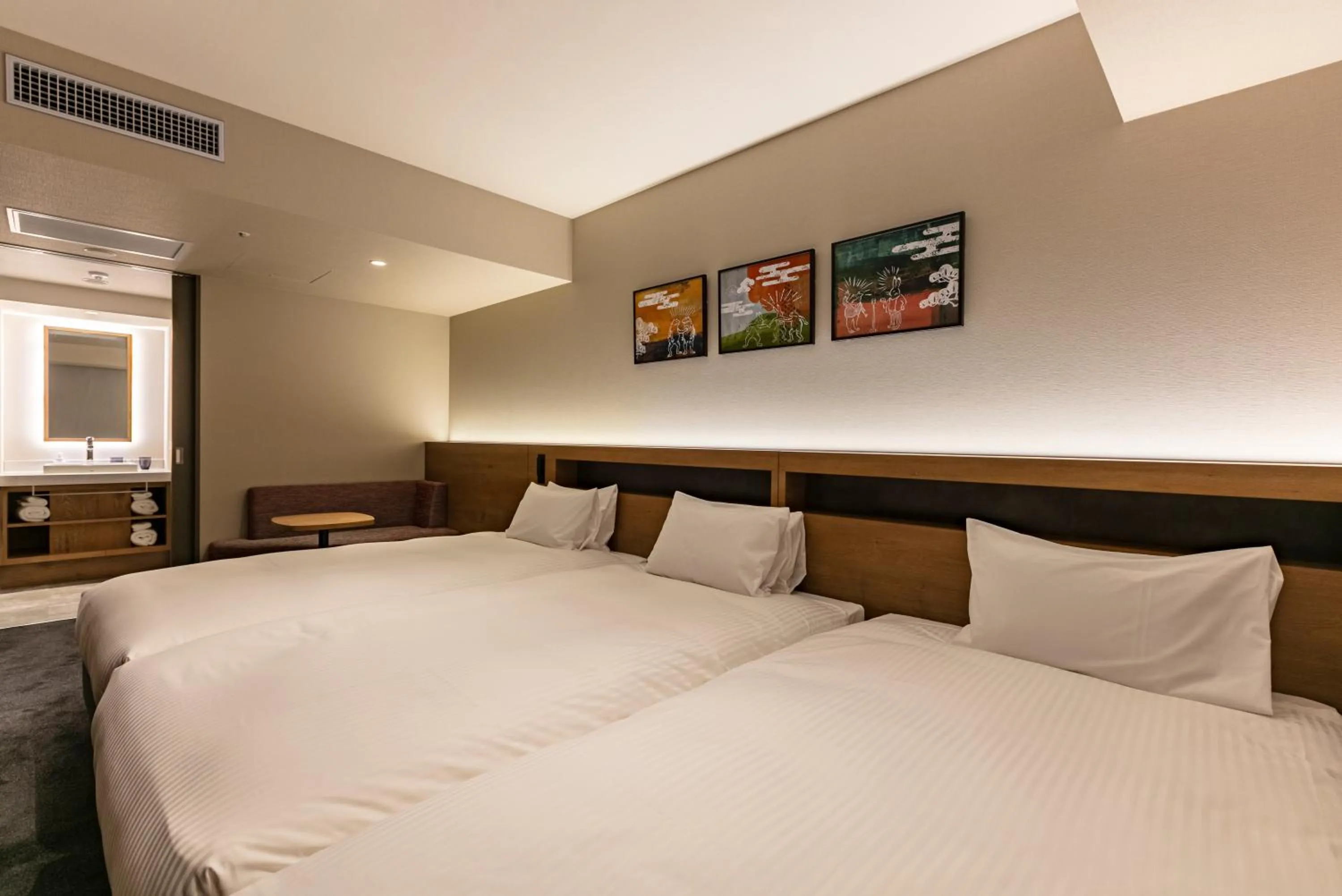 Bed in Hotel Forza Osaka Namba