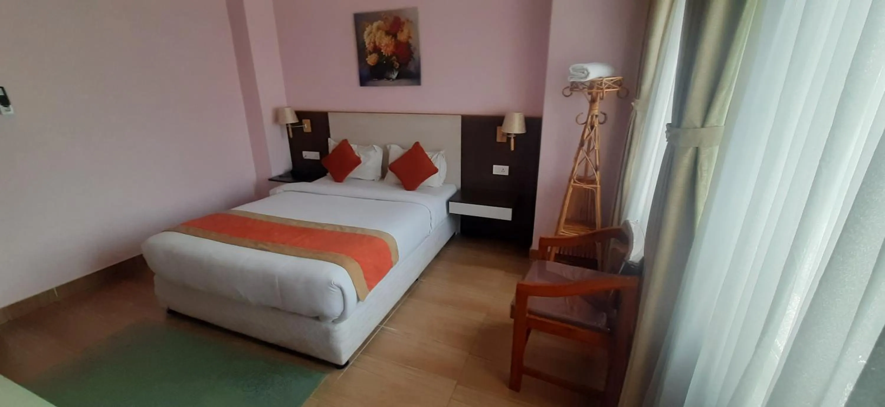 Bed in Hotel Krishna Kathmandu