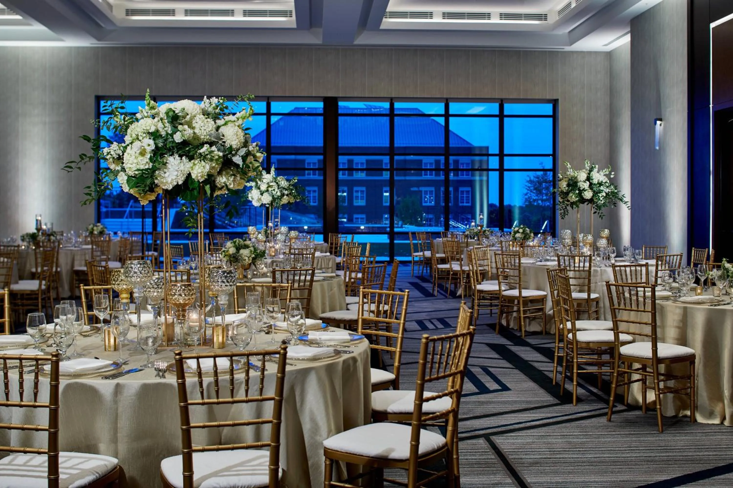 Lobby or reception in UNC Charlotte Marriott Hotel & Conference Center