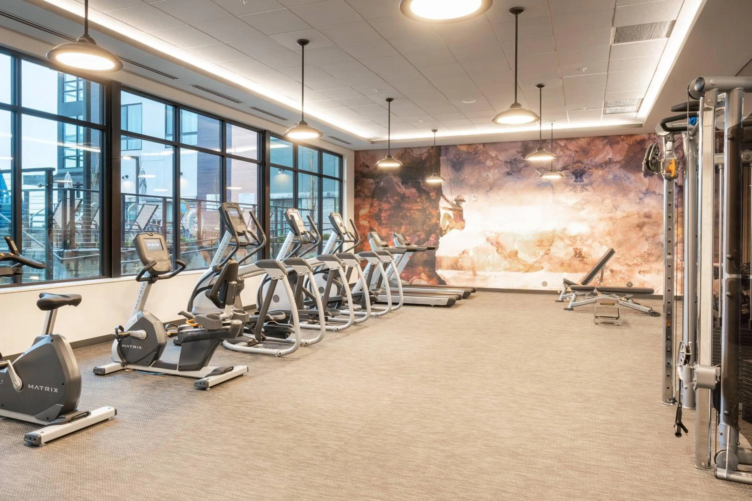 Fitness centre/facilities in Courtyard by Marriott Salt Lake City Cottonwood