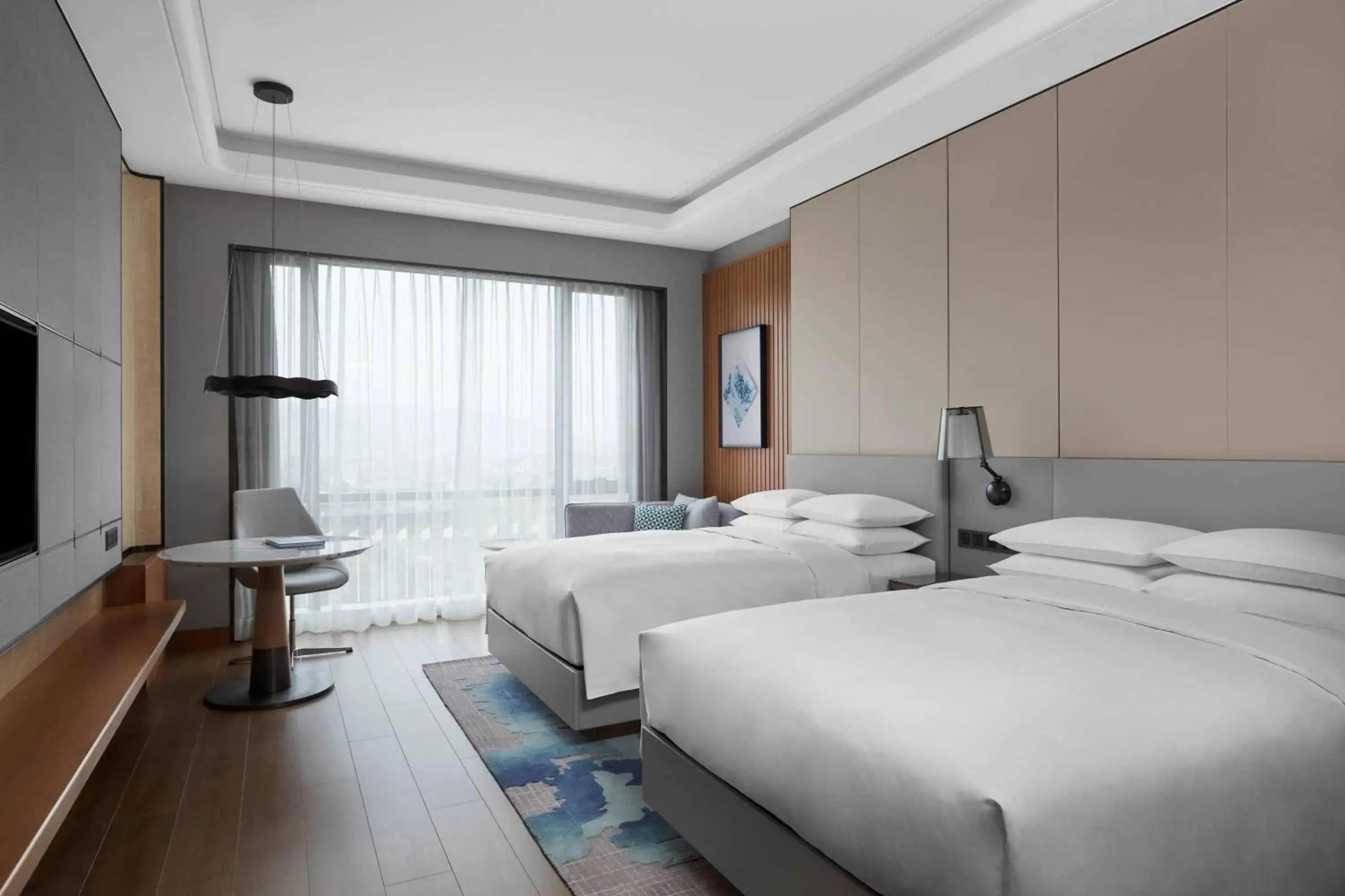 Deluxe Double Room in Wenzhou Airport Marriott Hotel Deluxe Double Room in Wenzhou Airport Marriott Hotel