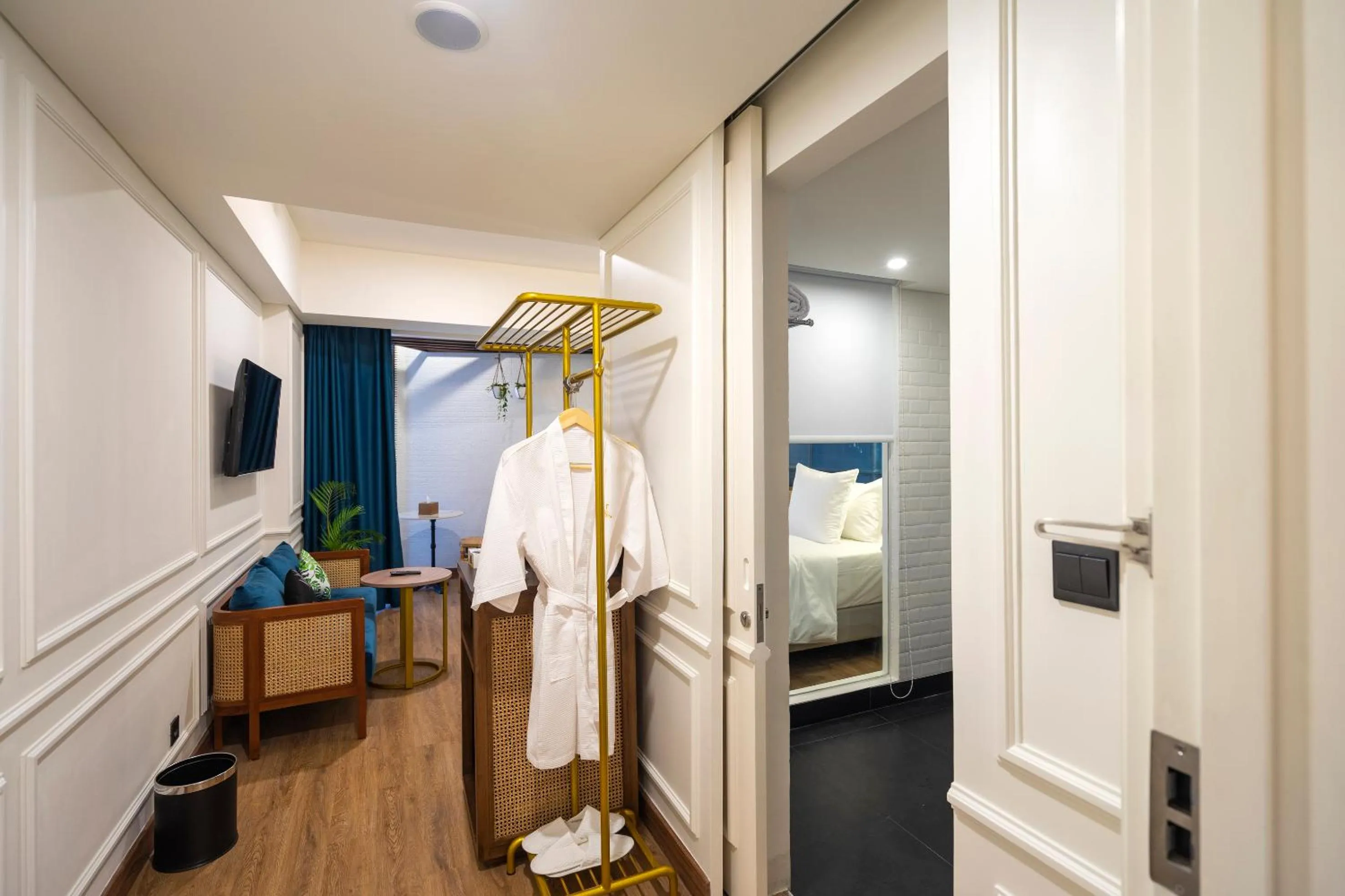 Seating area, Bed in Vasaka Maison Bandung