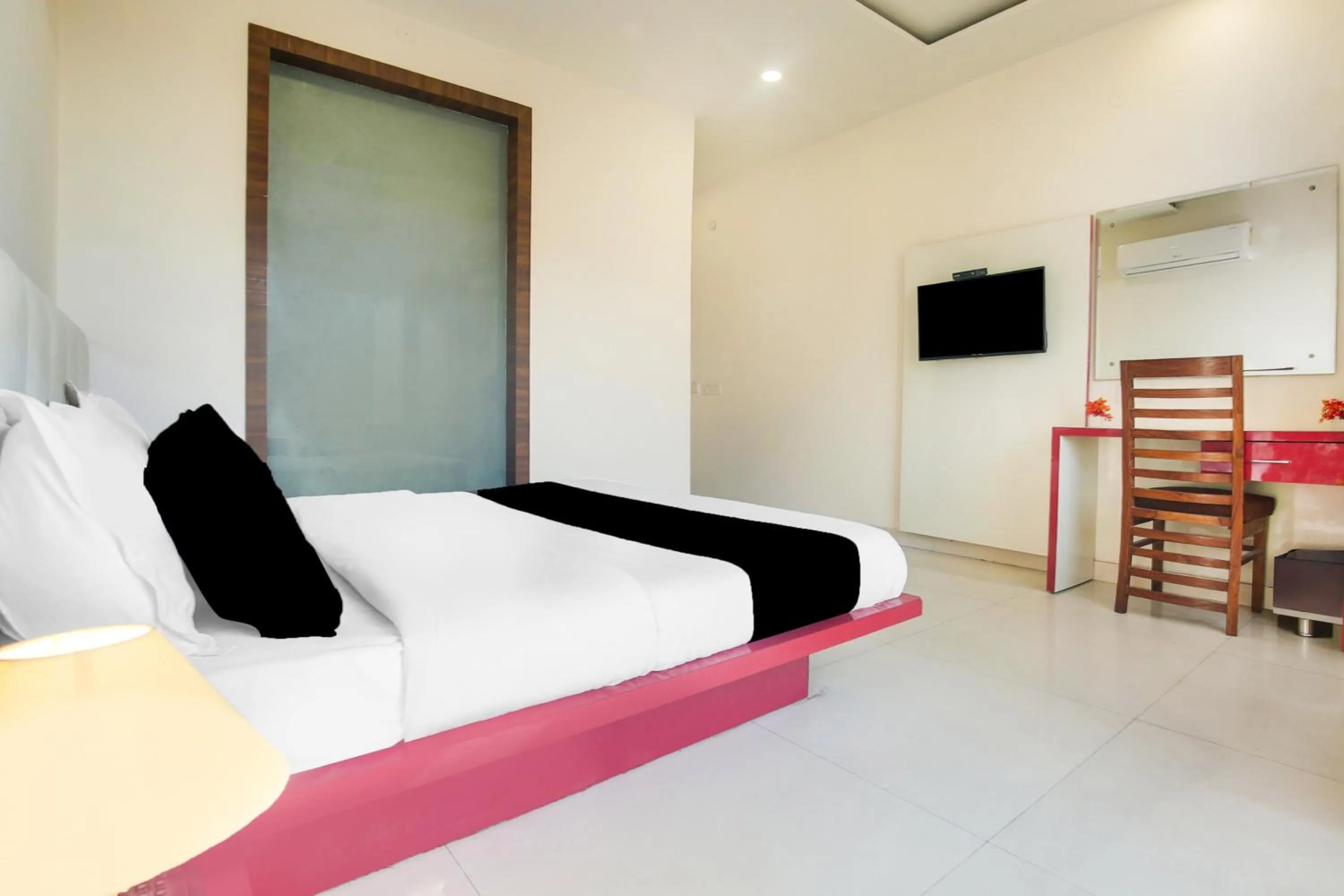 Bedroom, Bed in FabHotel Golden Home