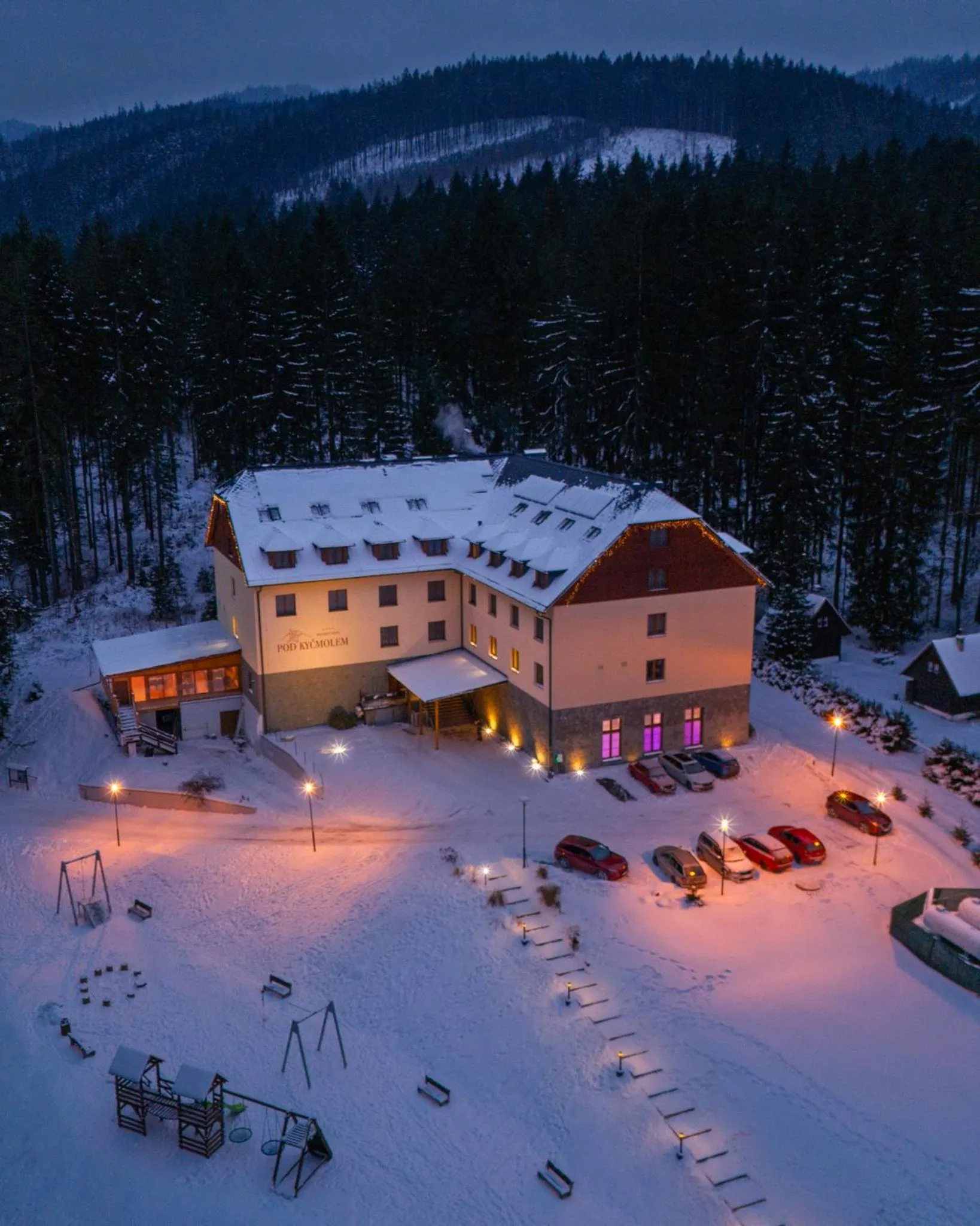 Property building in Wellness Hotel pod Kyčmolem