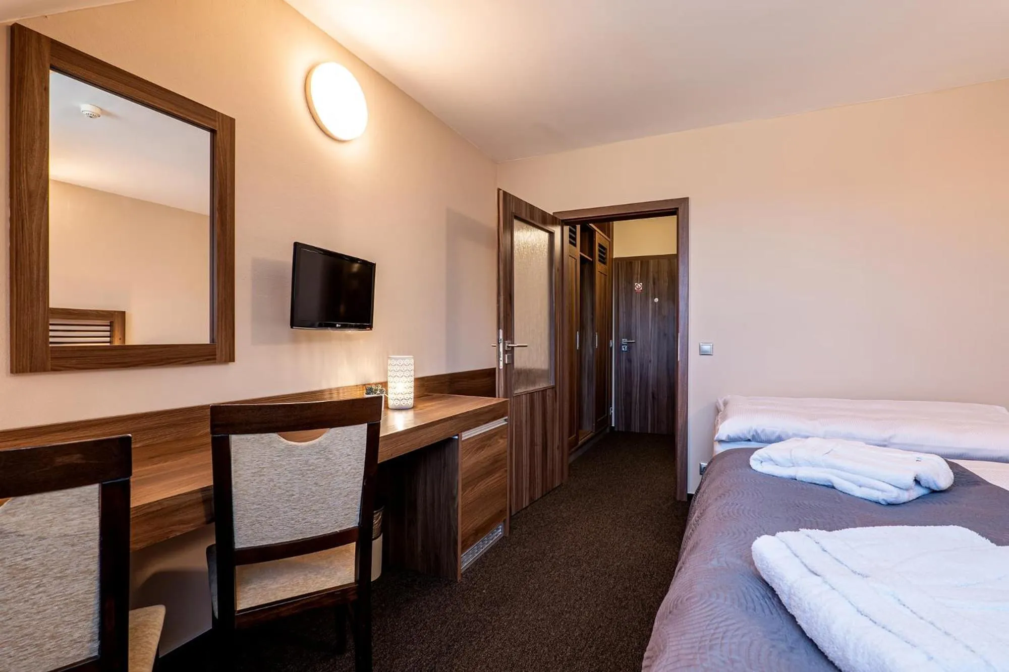 Bed in Wellness Hotel pod Kyčmolem