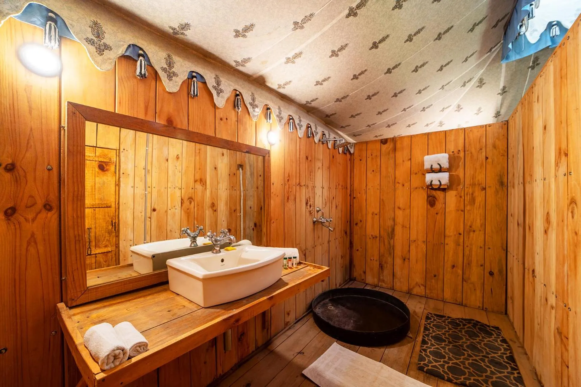 Bathroom in Maa Ashapura Resort