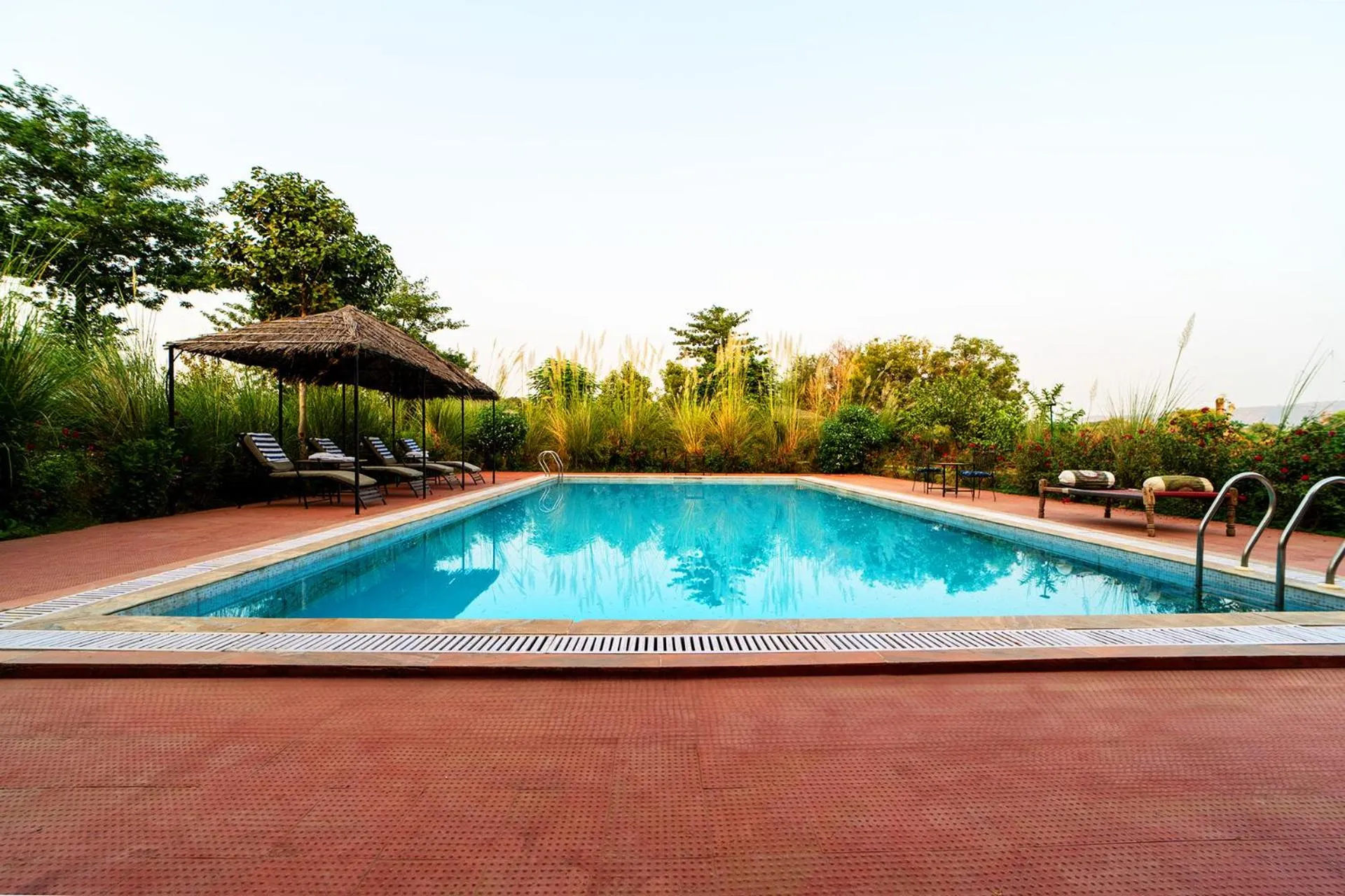 Swimming pool in Maa Ashapura Resort
