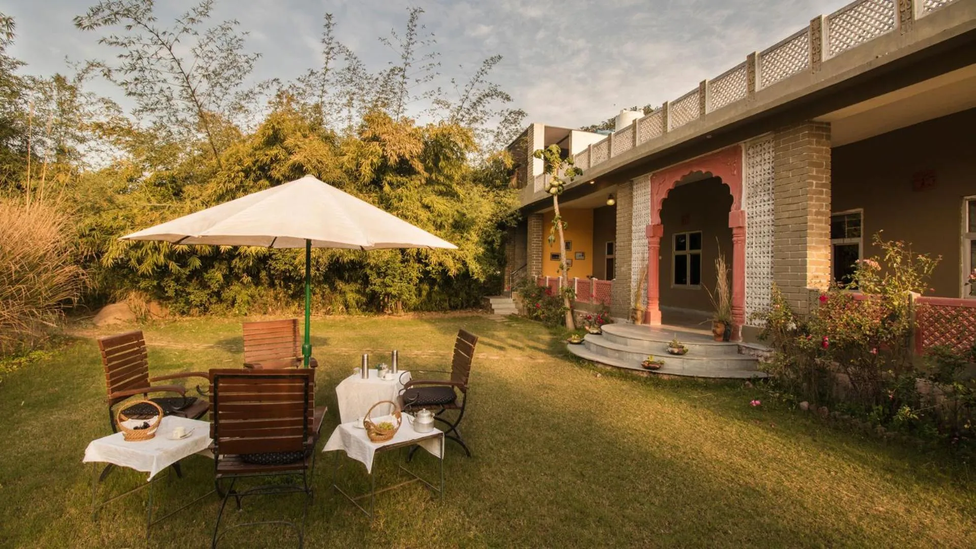 Patio in Maa Ashapura Resort