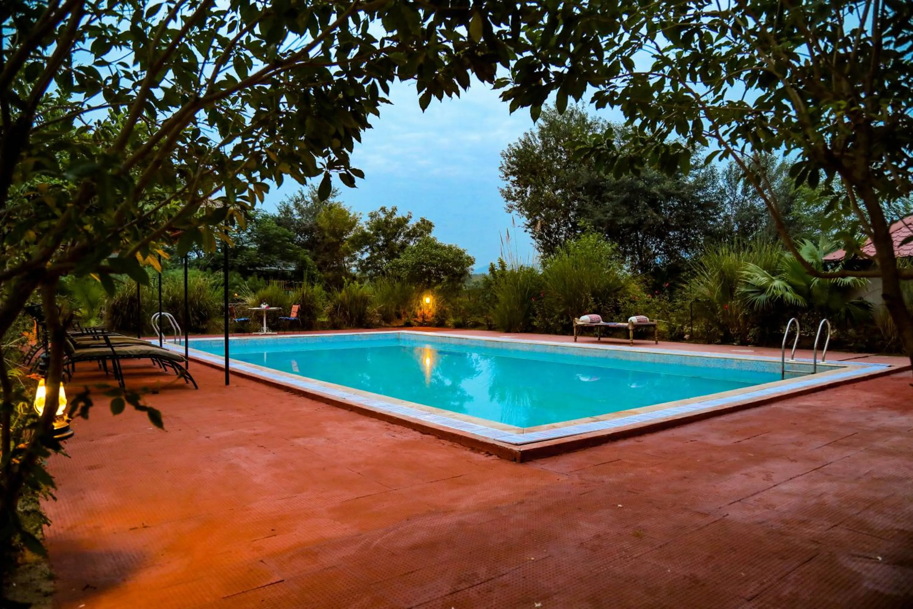 Swimming pool in Maa Ashapura Resort