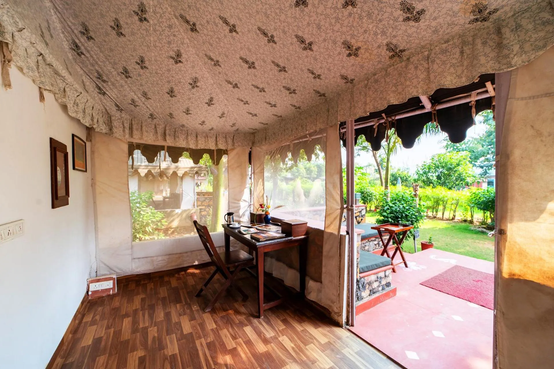 Seating area in Maa Ashapura Resort