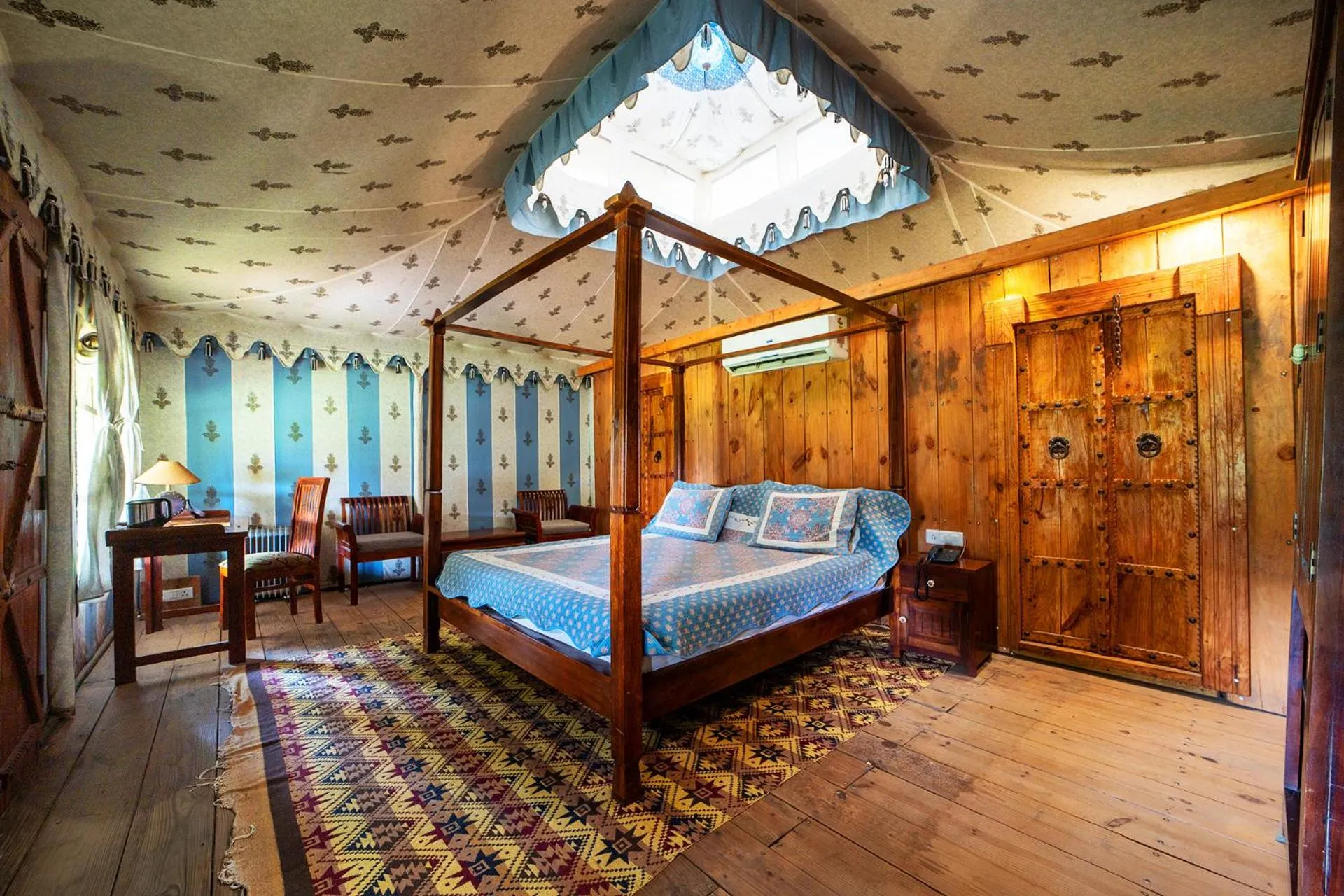 Bed in Maa Ashapura Resort